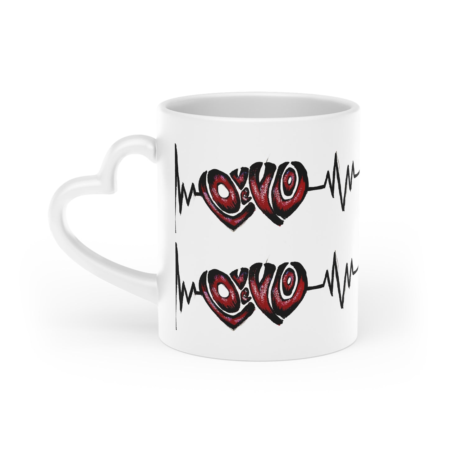 Heart-Shaped Mug