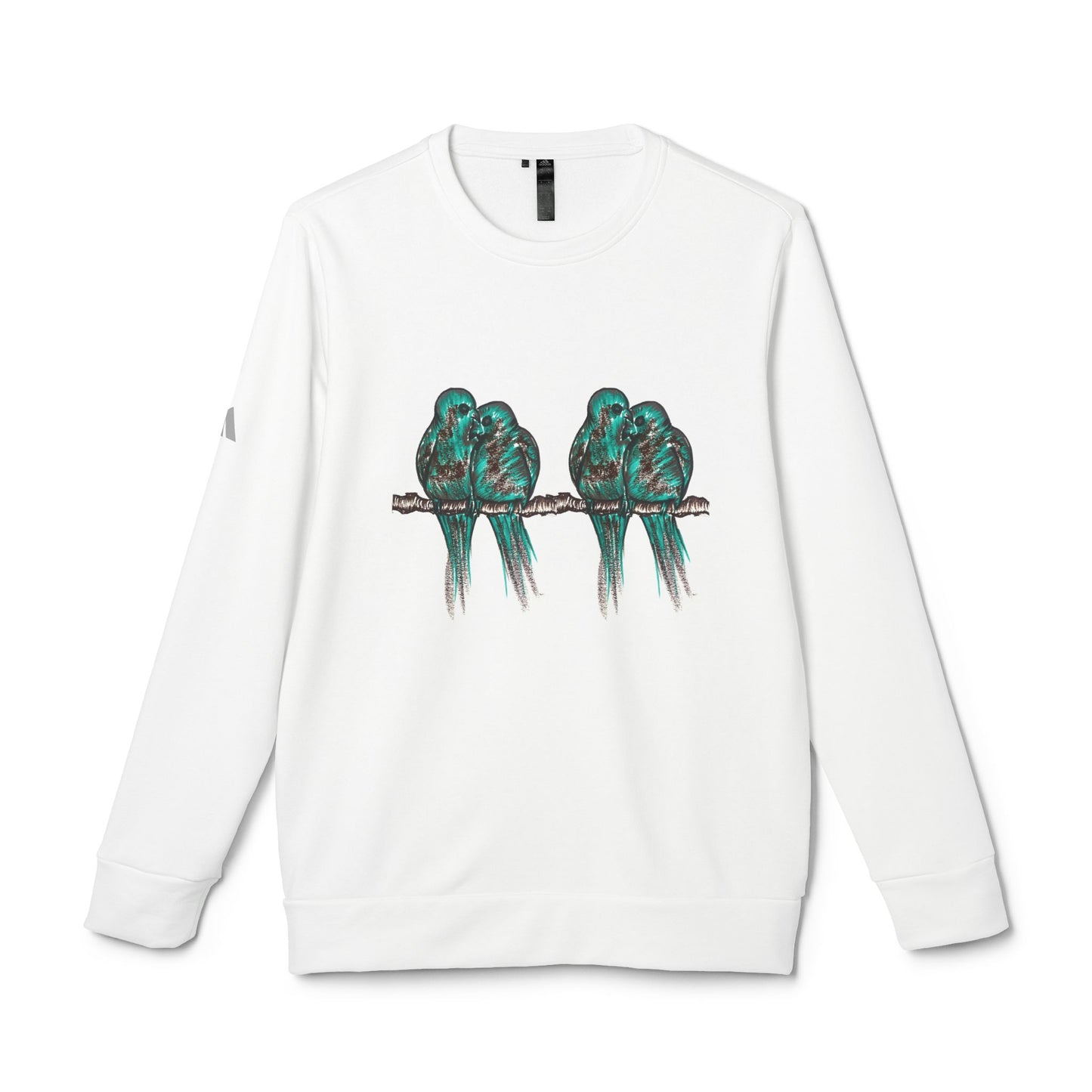 adidas® Unisex Fleece Crewneck Sweatshirt