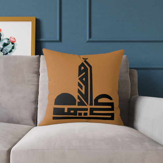Square Poly Canvas Pillow