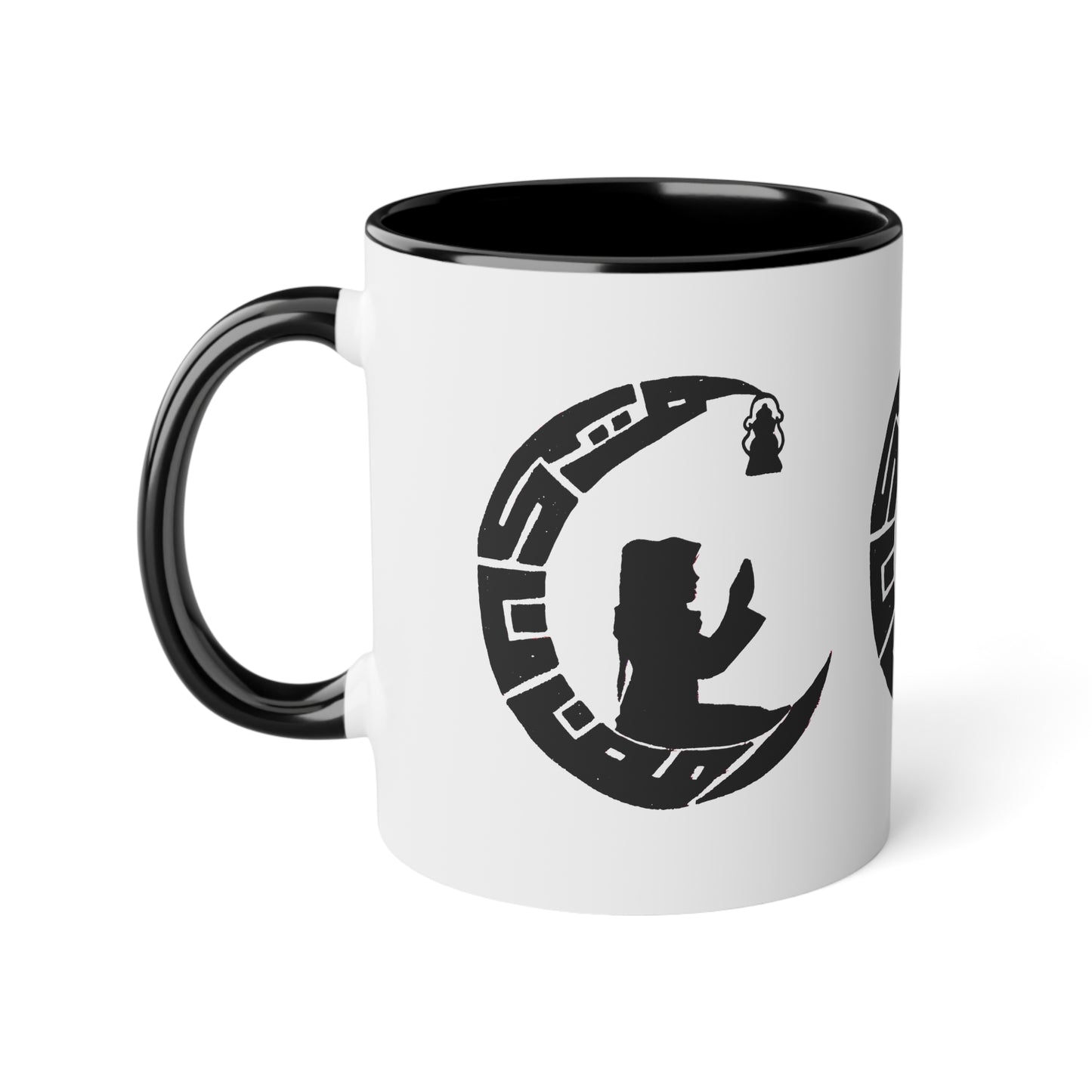 White Accent Mug, 11oz