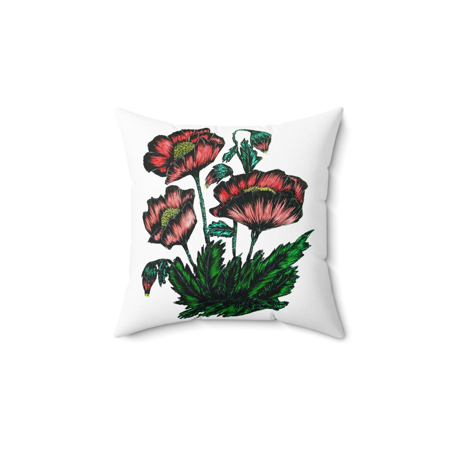Spun Polyester Square Pillow