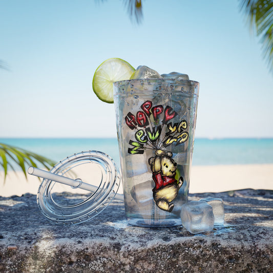 Sunsplash Tumbler with Straw, 16oz