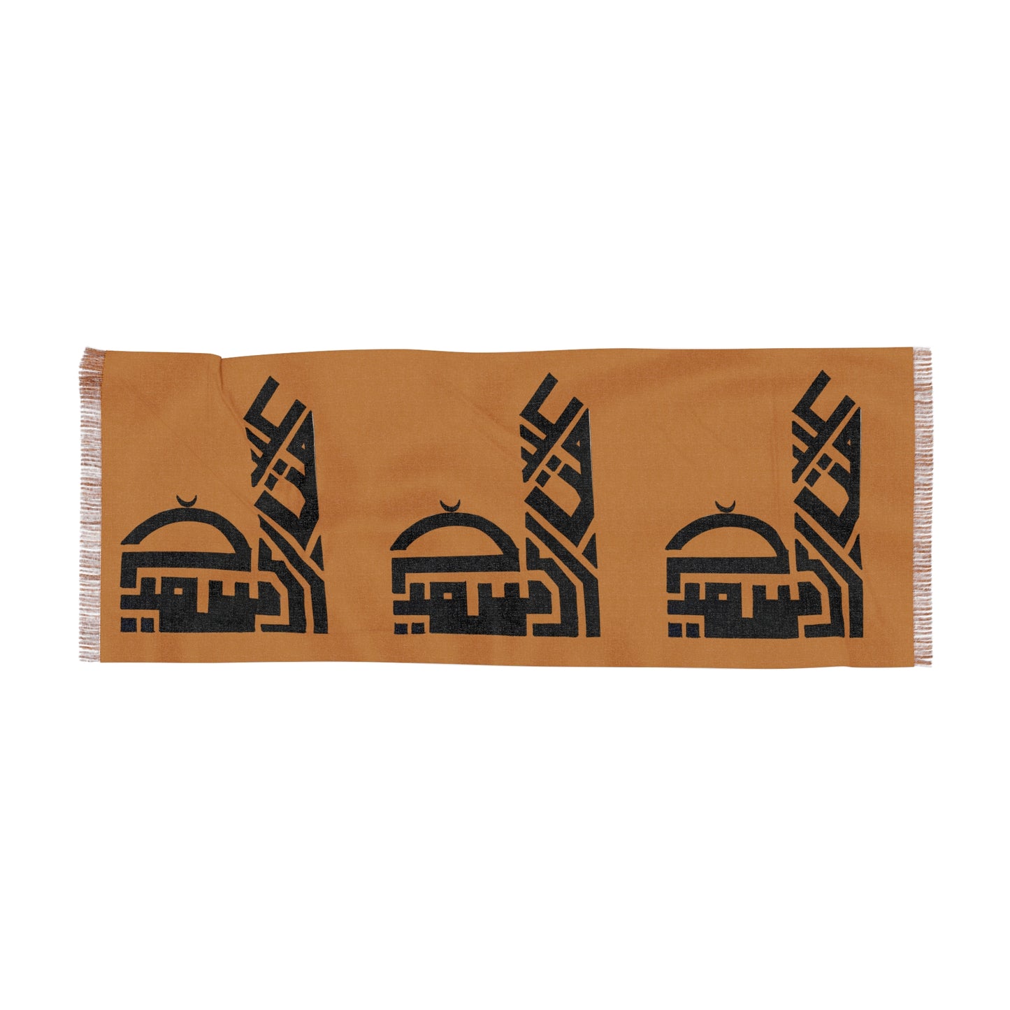 Elegant Light Scarf with Cultural Design - Perfect for Every Season