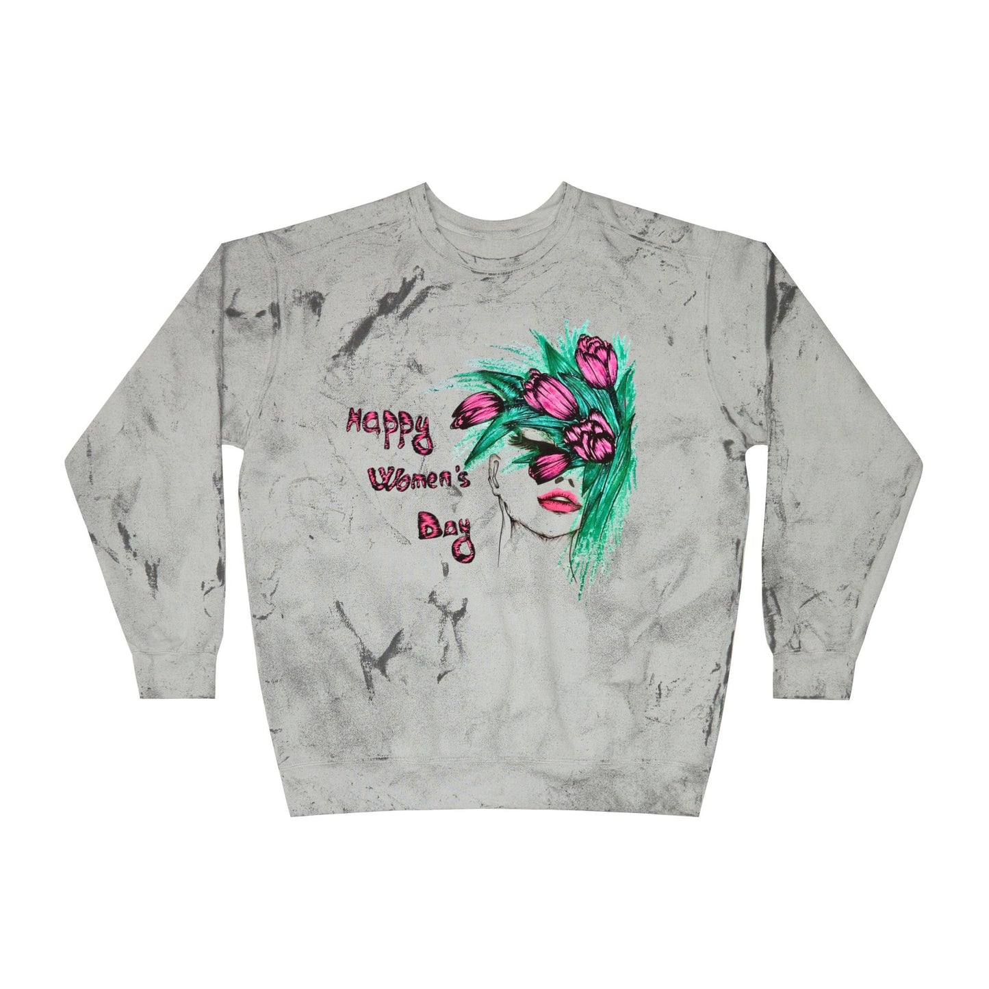 Unisex Color Blast Crewneck Sweatshirt