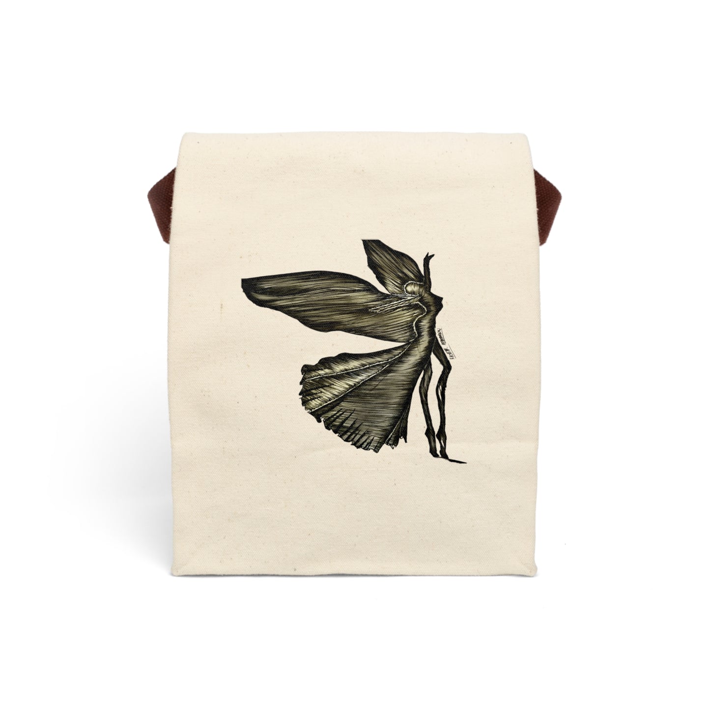 Canvas Lunch Bag With Strap