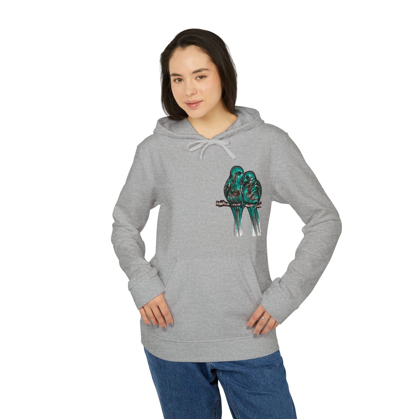 adidas® Unisex Fleece Hoodie