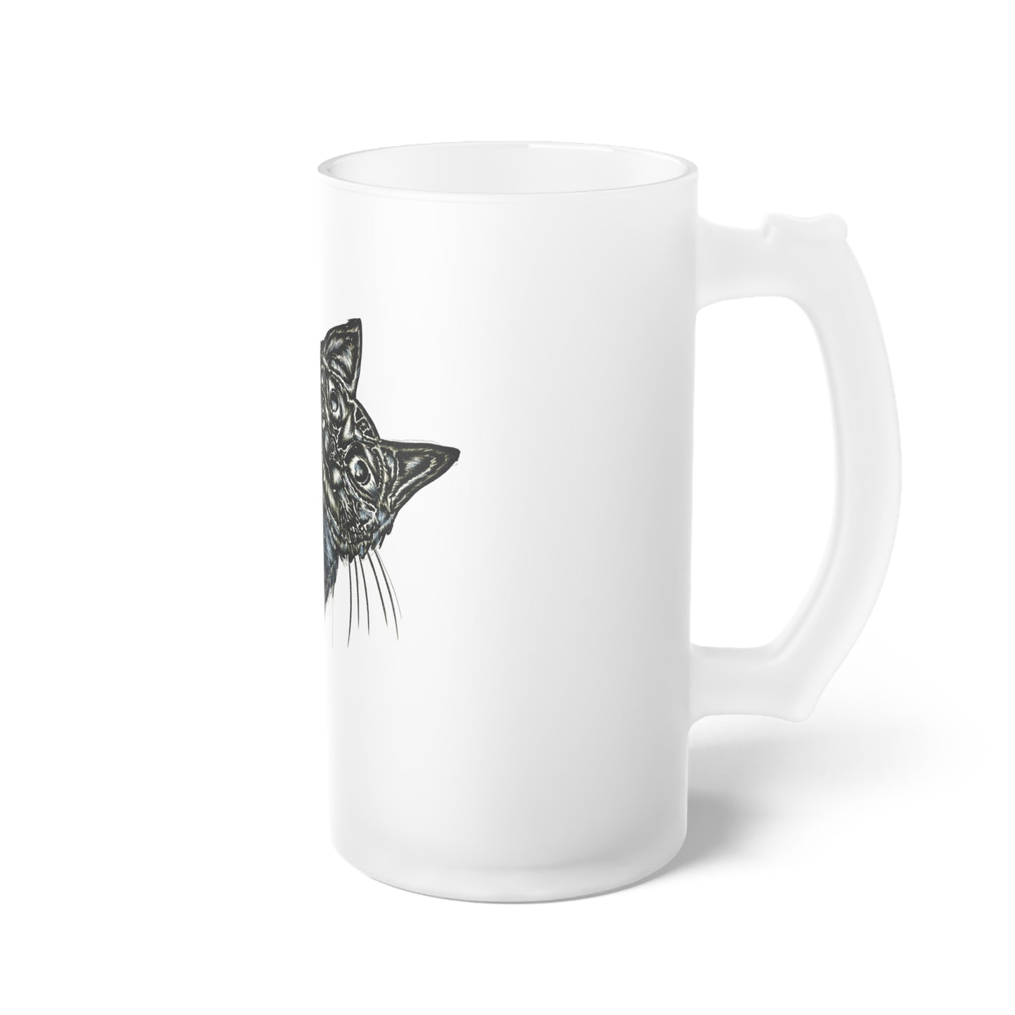 Frosted Glass Beer Mug