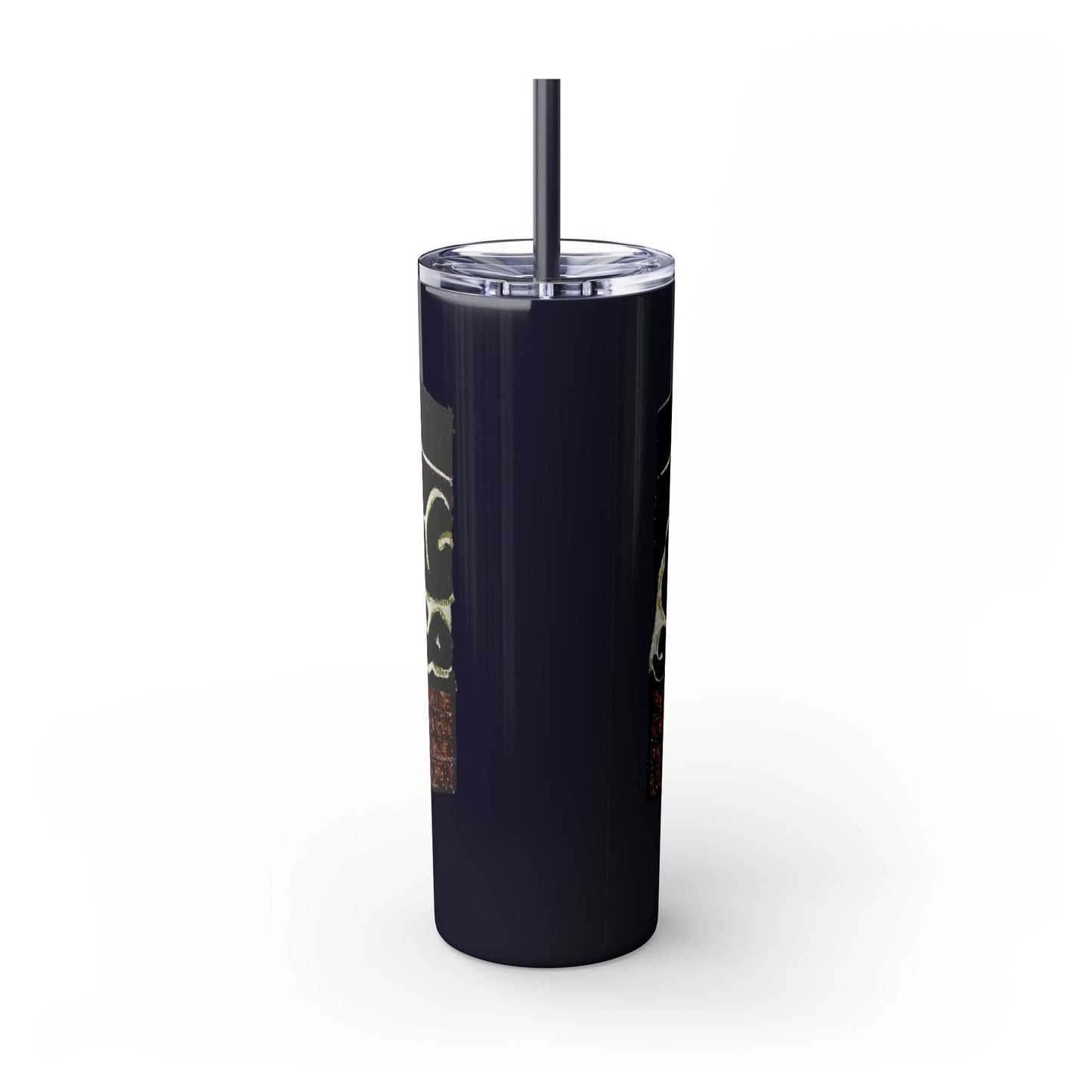 Islamic Skinny Tumbler with Straw - 20oz, Elegant Calligraphy Design