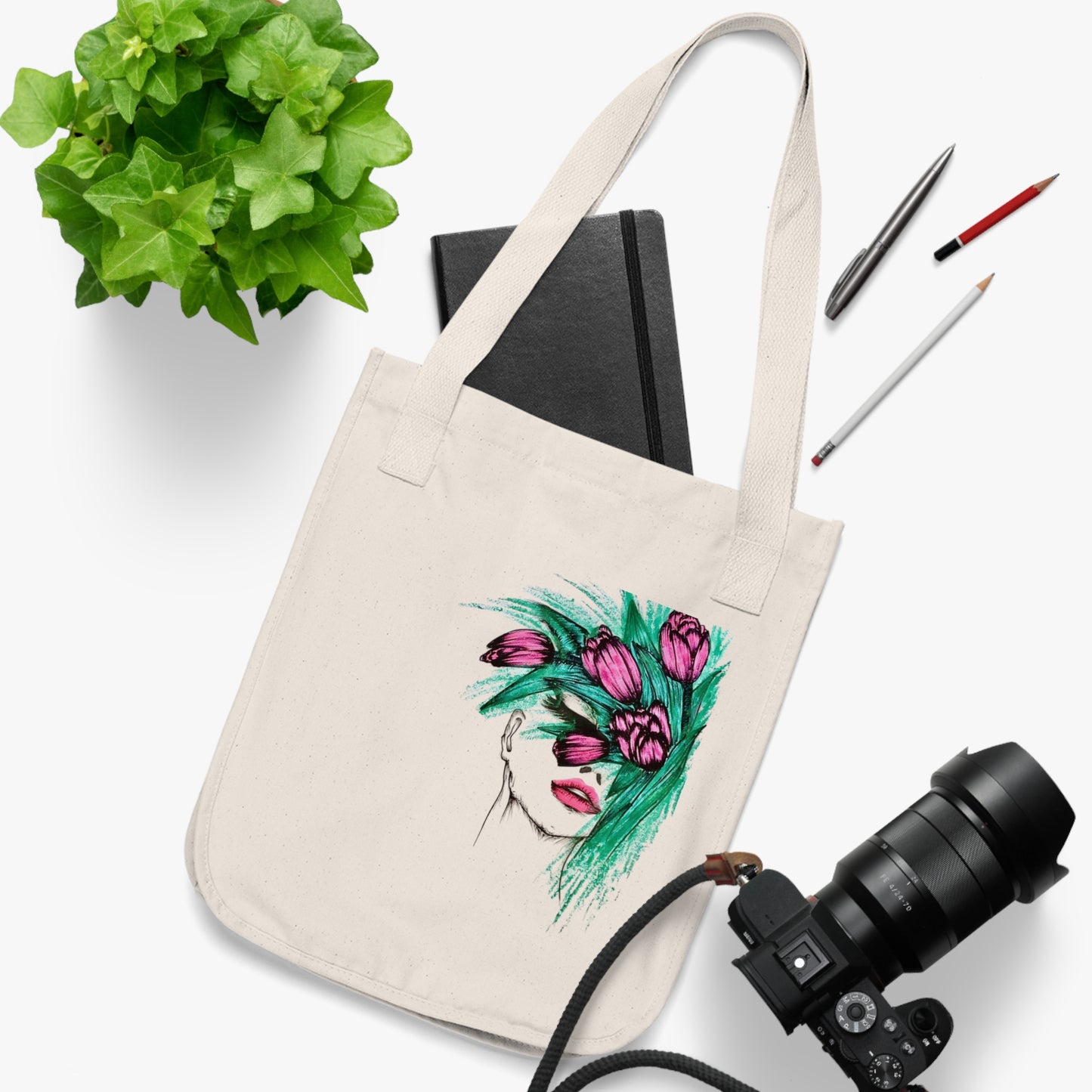 Organic Canvas Tote Bag