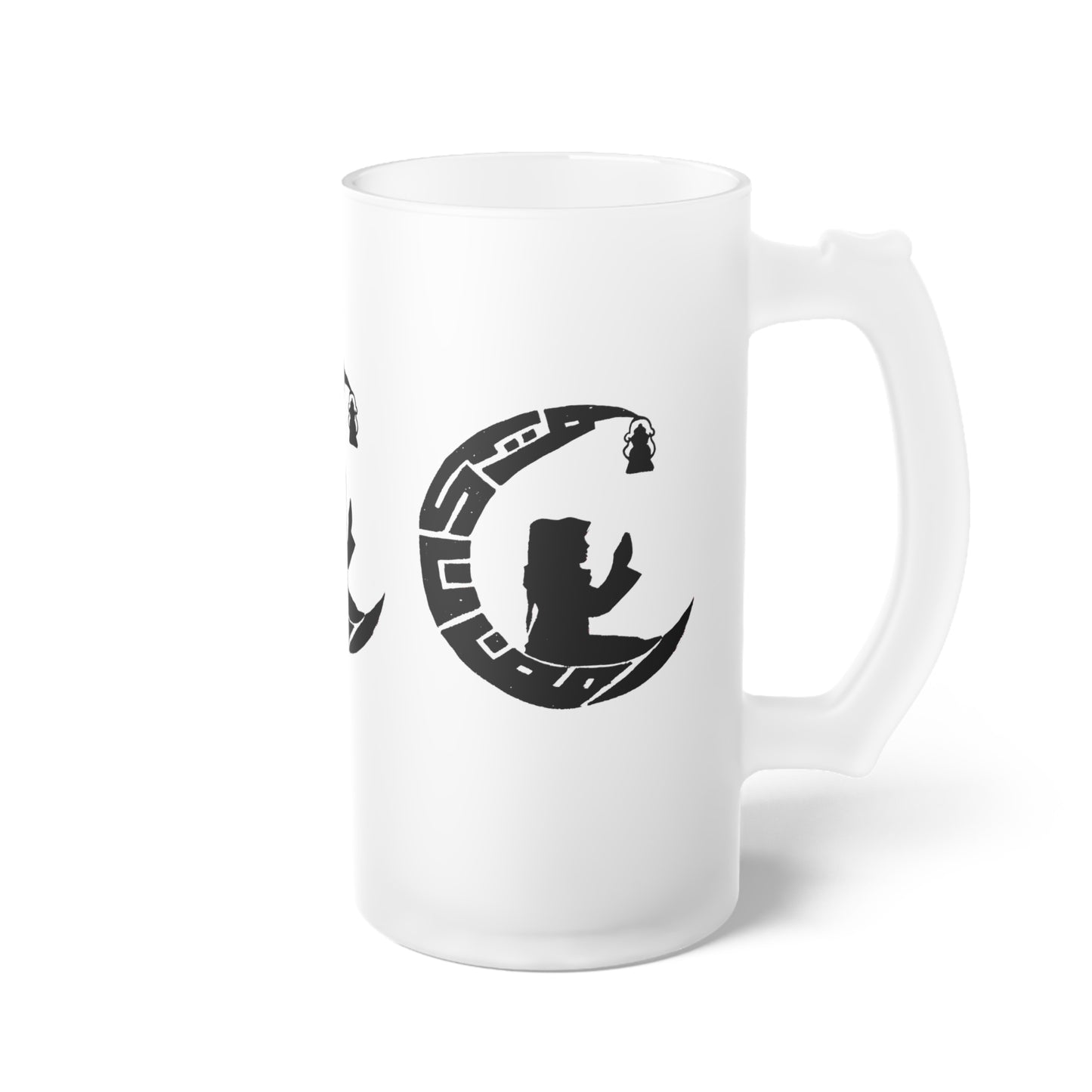 Frosted Glass Beer Mug