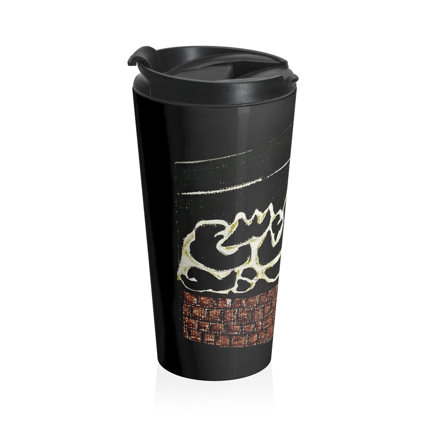 Urban Art Stainless Steel Travel Mug - Stylish Insulated Coffee Cup for Everyday Adventures