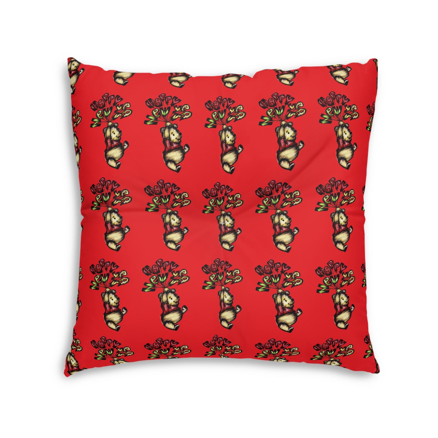 Tufted Floor Pillow, Square