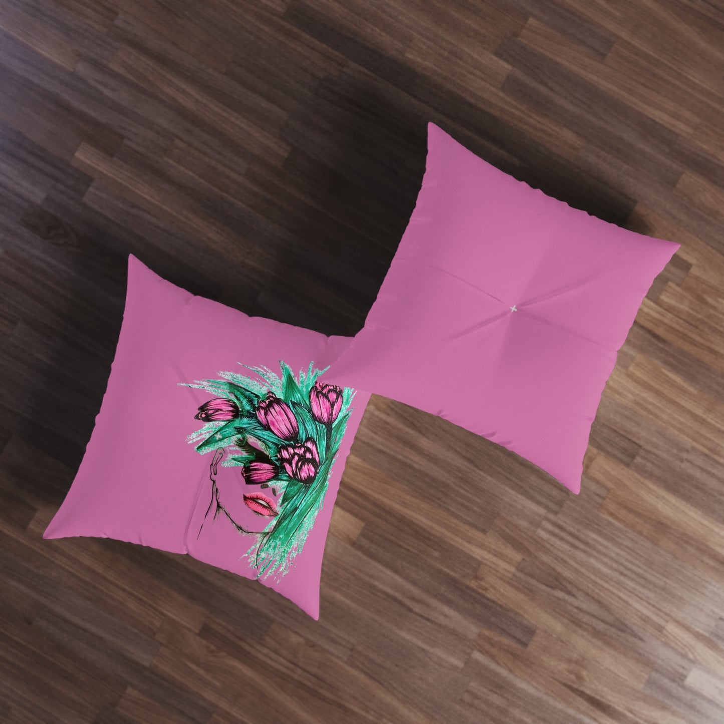 Tufted Floor Pillow, Square