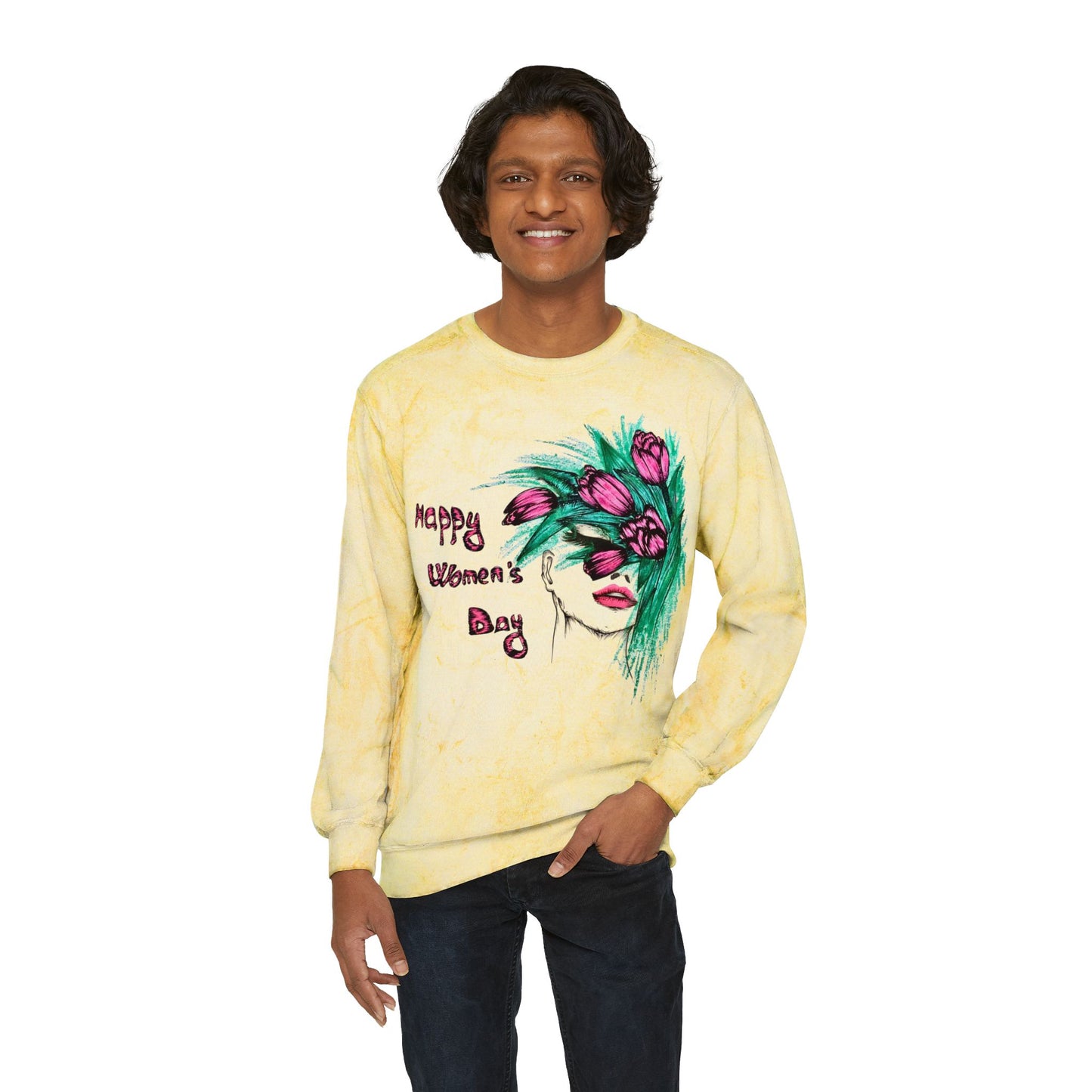 Unisex Color Blast Crewneck Sweatshirt