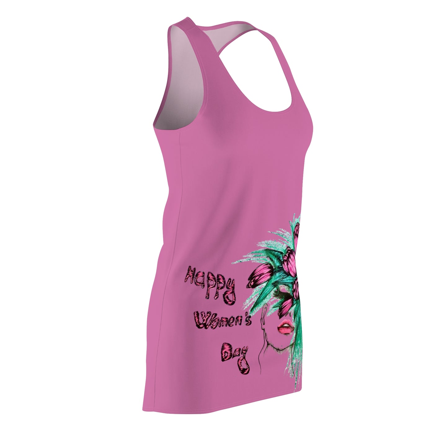 Women's Cut & Sew Racerback Dress (AOP)