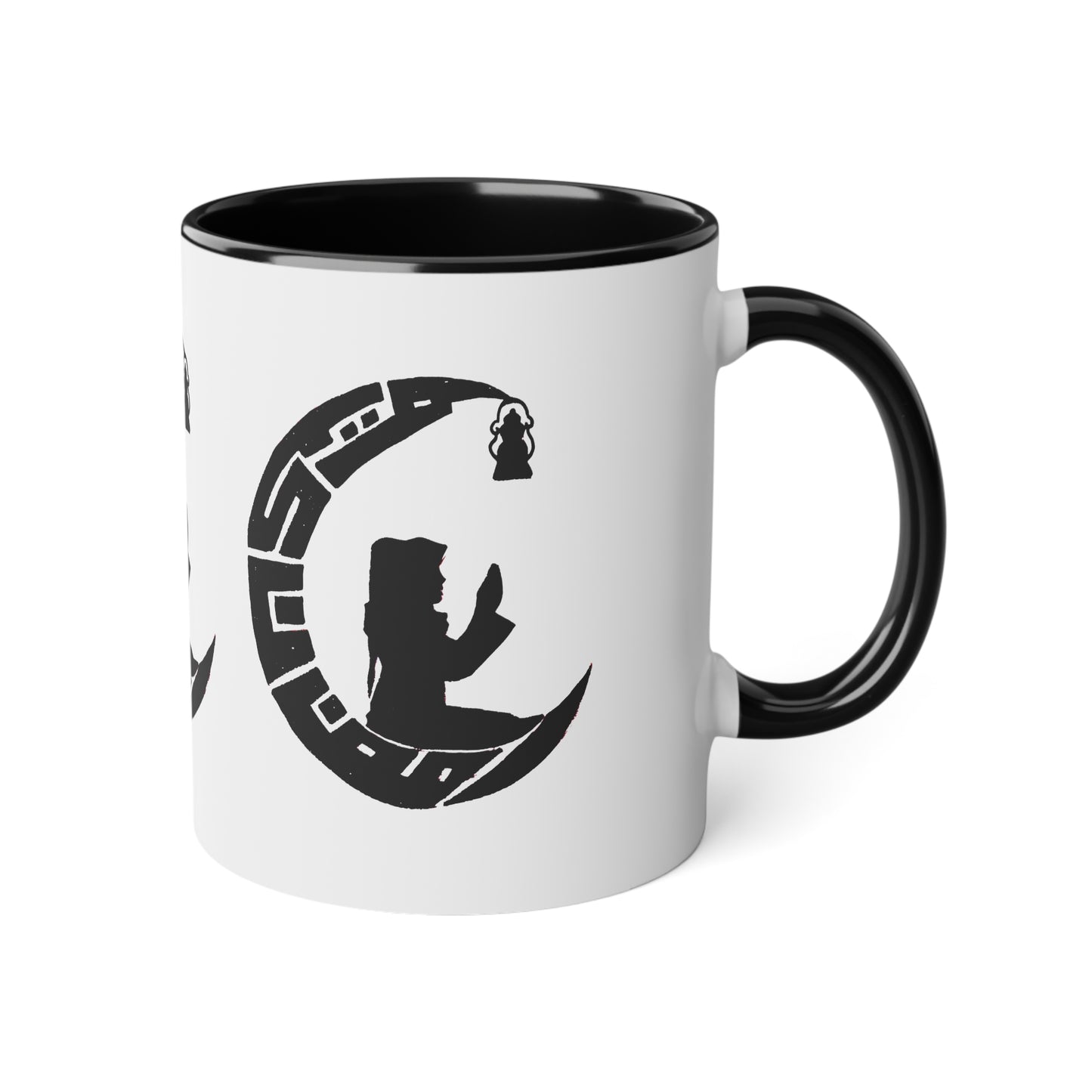 White Accent Mug, 11oz
