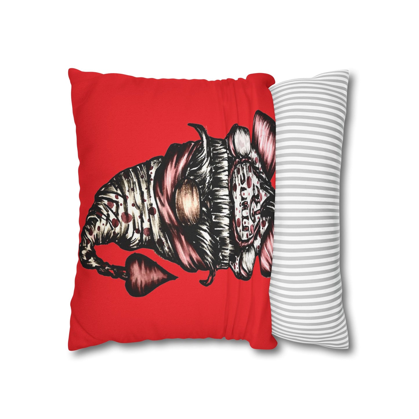 Spun Polyester Square Pillowcase