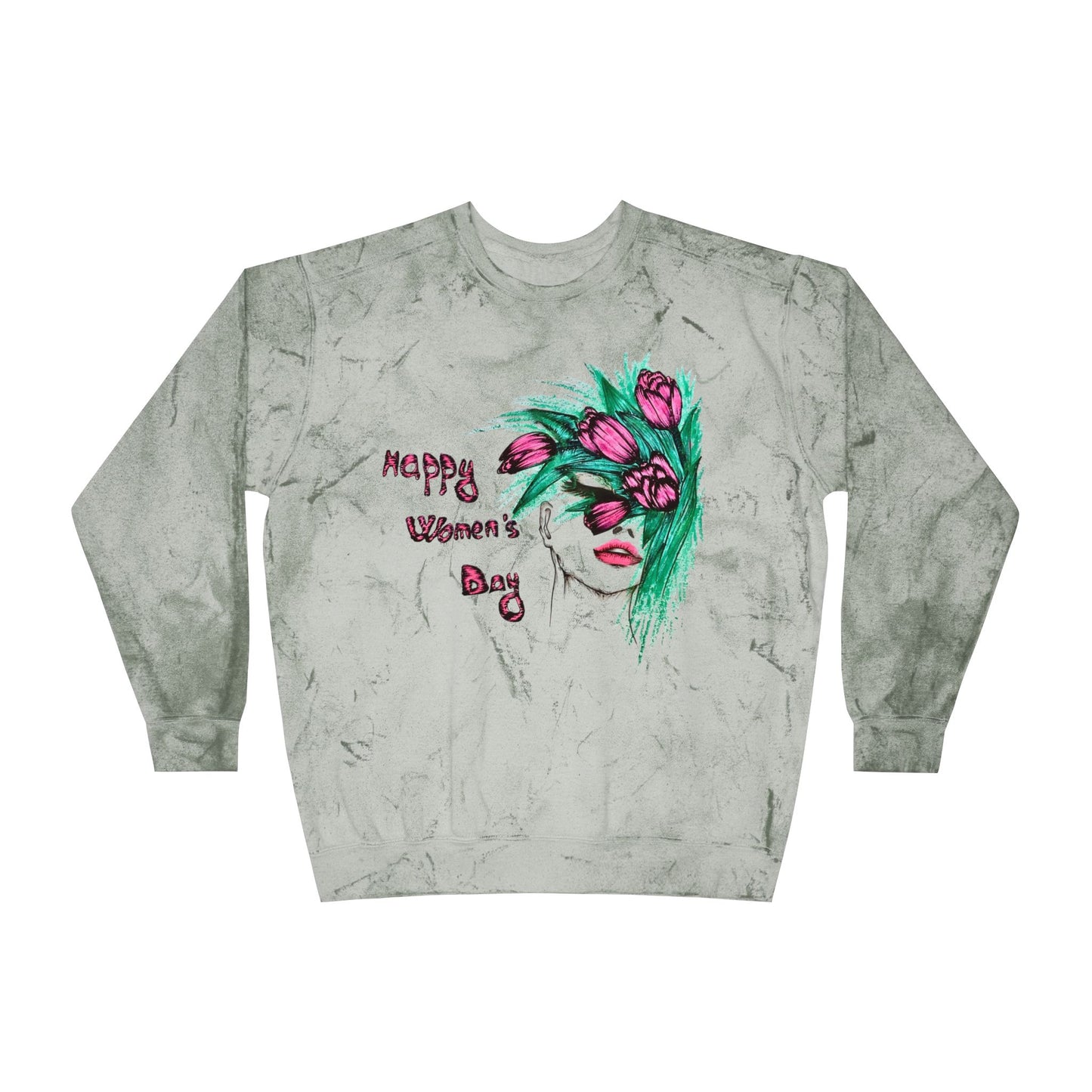 Unisex Color Blast Crewneck Sweatshirt