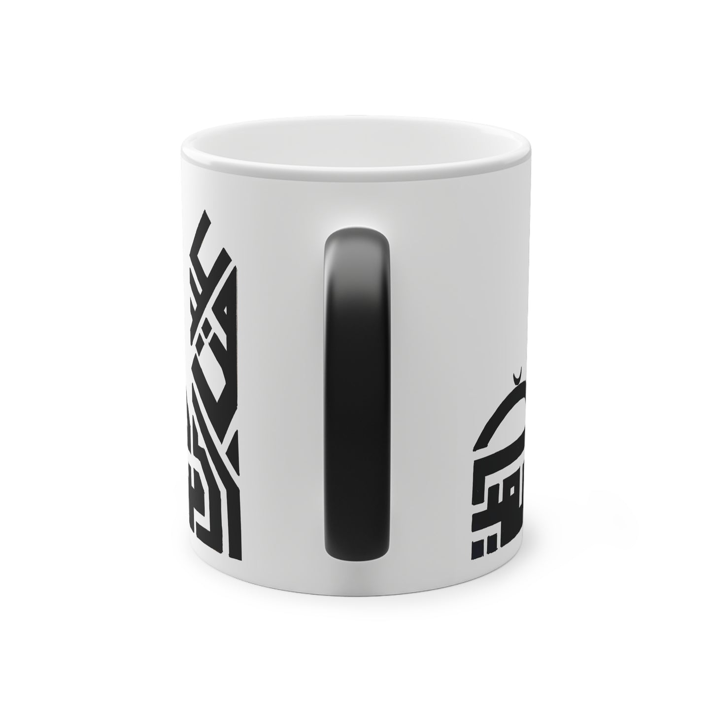 Magic Mug with Intricate Architecture Design – 11oz Coffee Cup for Home and Office