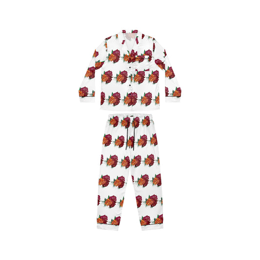 Women's Satin Pajamas (AOP)