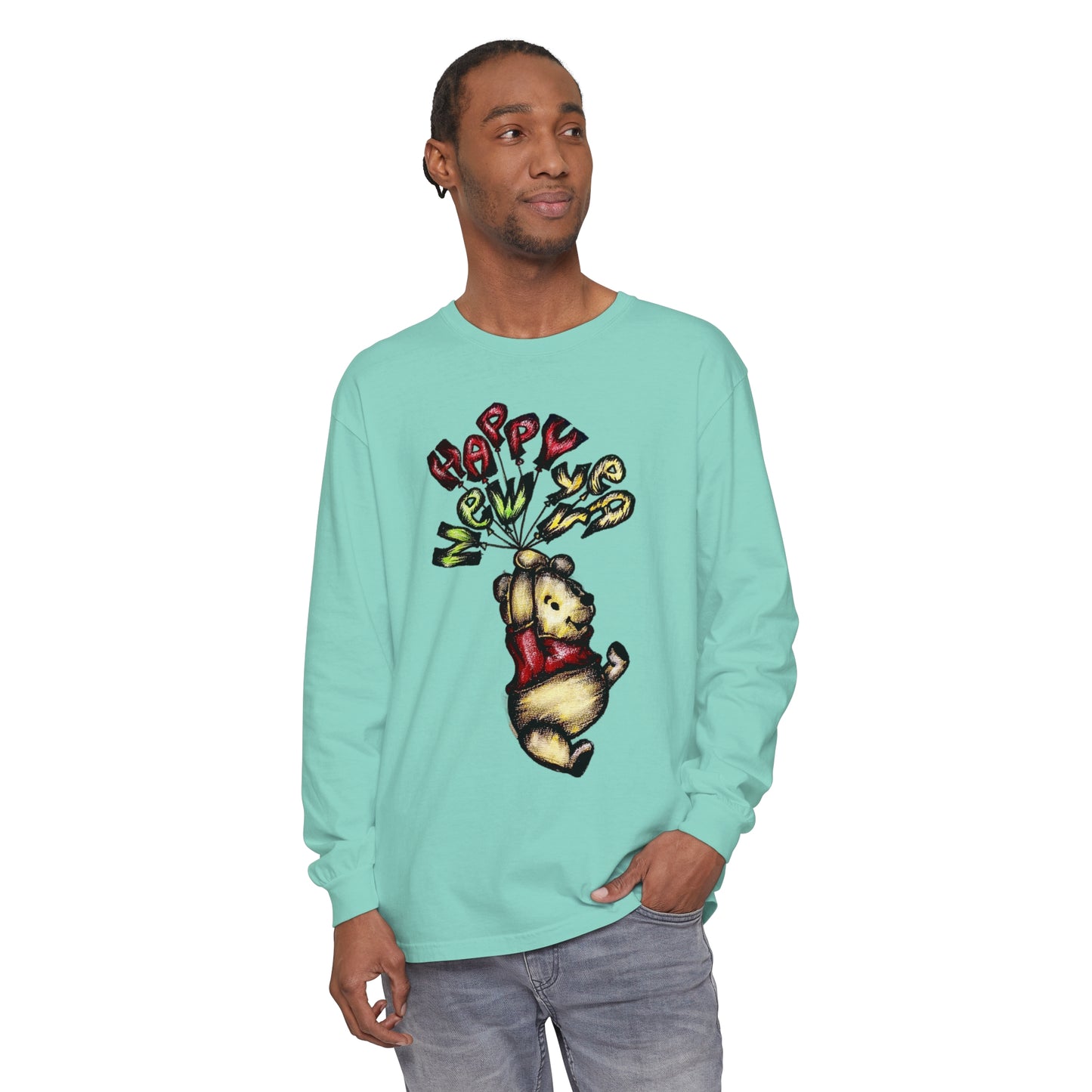 Unisex Garment-dyed Long Sleeve T-Shirt