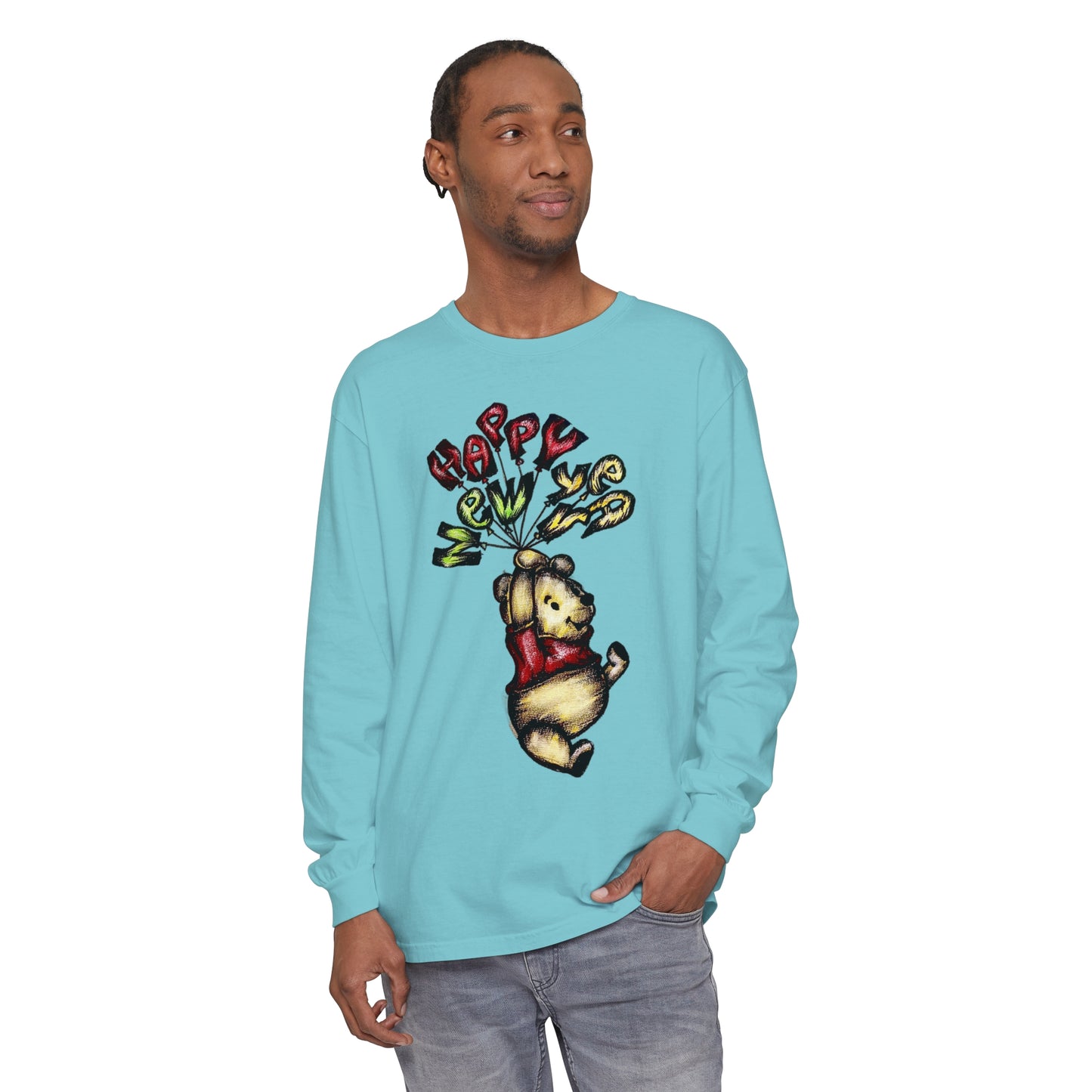 Unisex Garment-dyed Long Sleeve T-Shirt