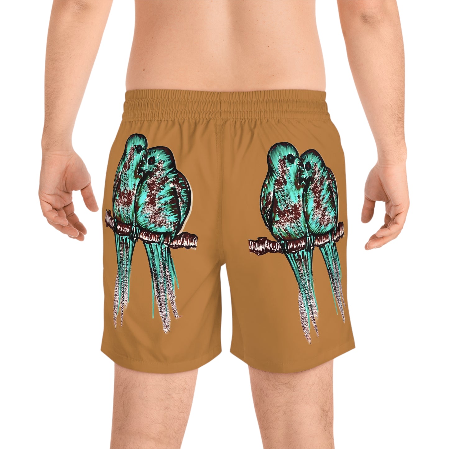 Men's Mid-Length Swim Shorts (AOP)