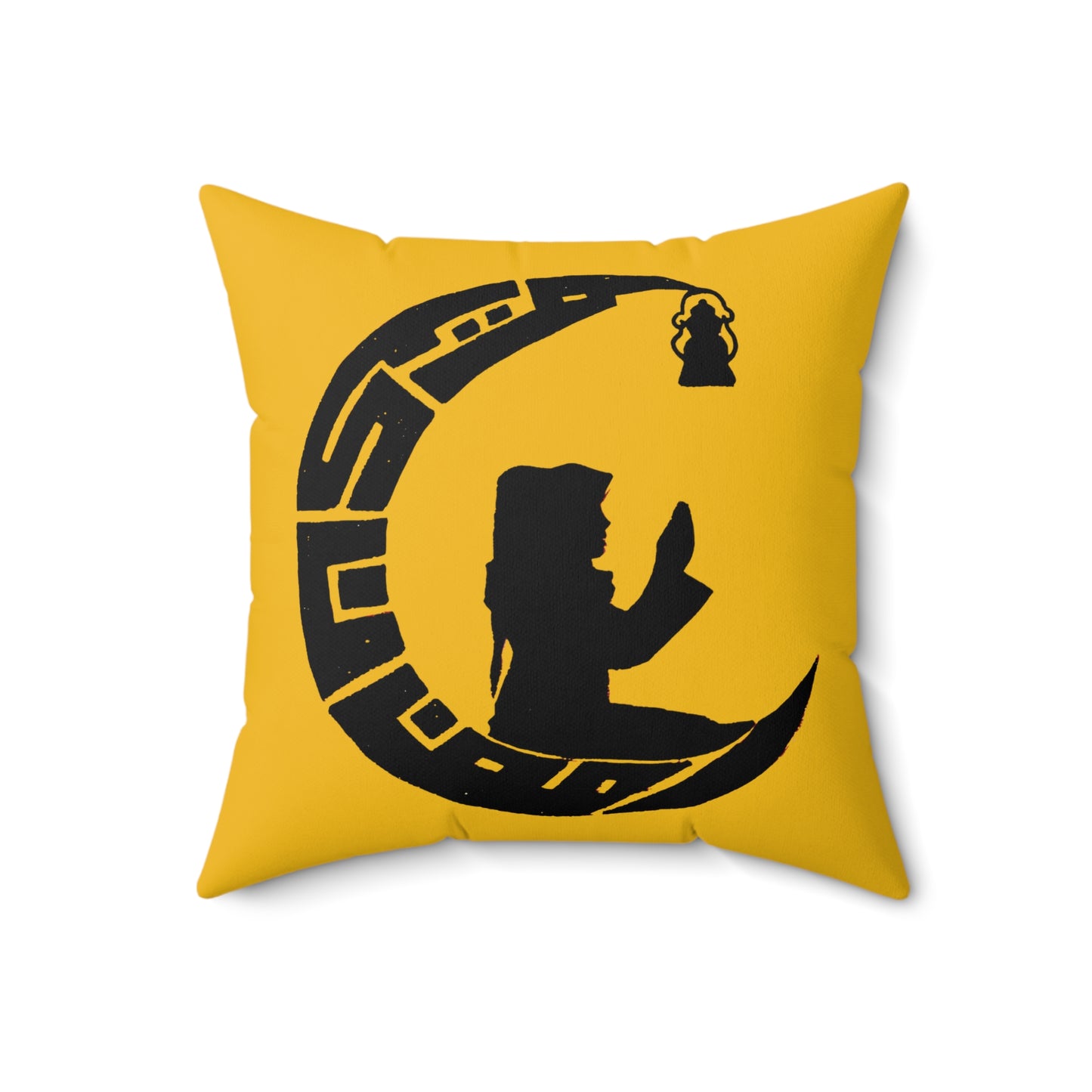 Faux Suede Square Pillow