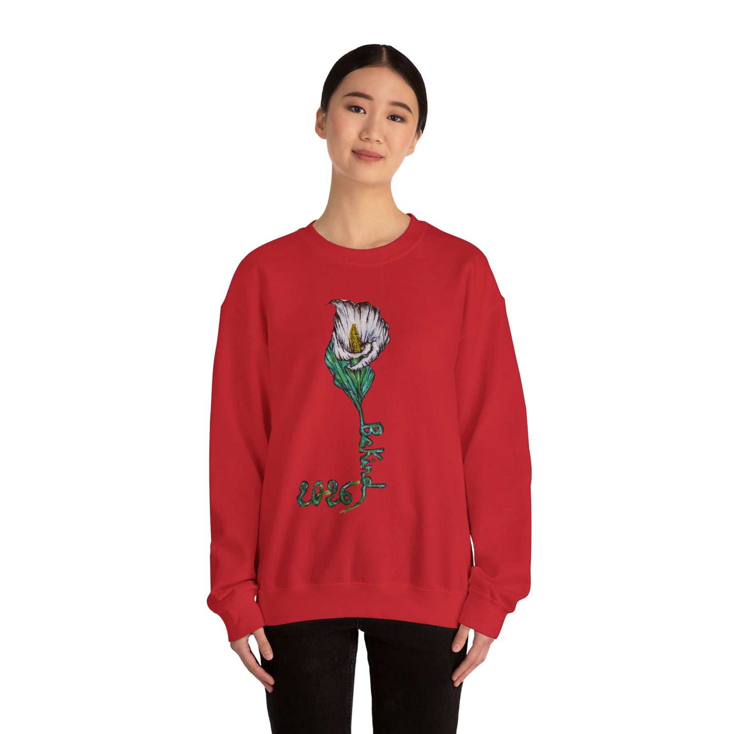 Kindness Floral Unisex Crewneck Sweatshirt