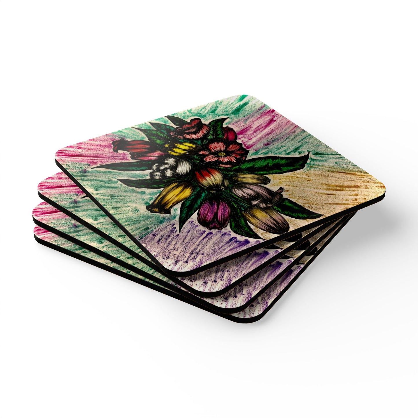 Corkwood Coaster Set