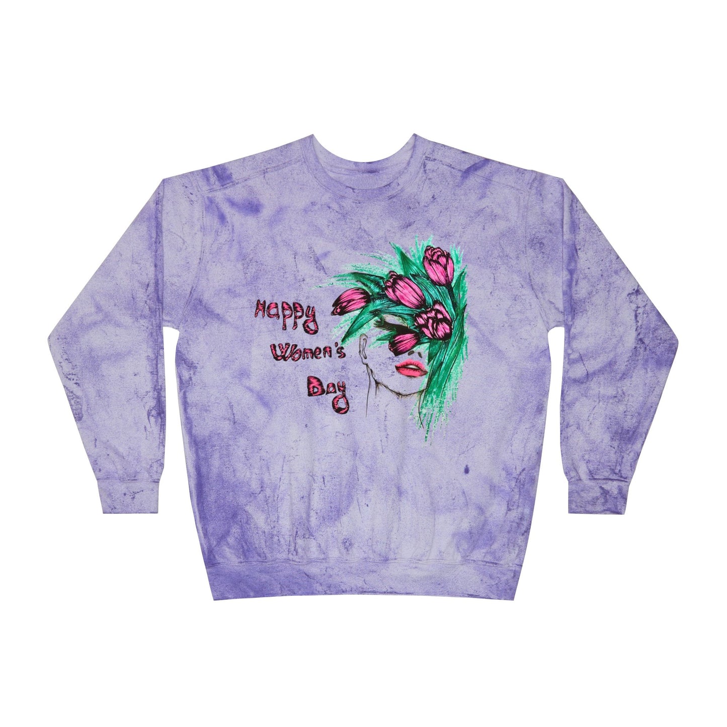 Unisex Color Blast Crewneck Sweatshirt