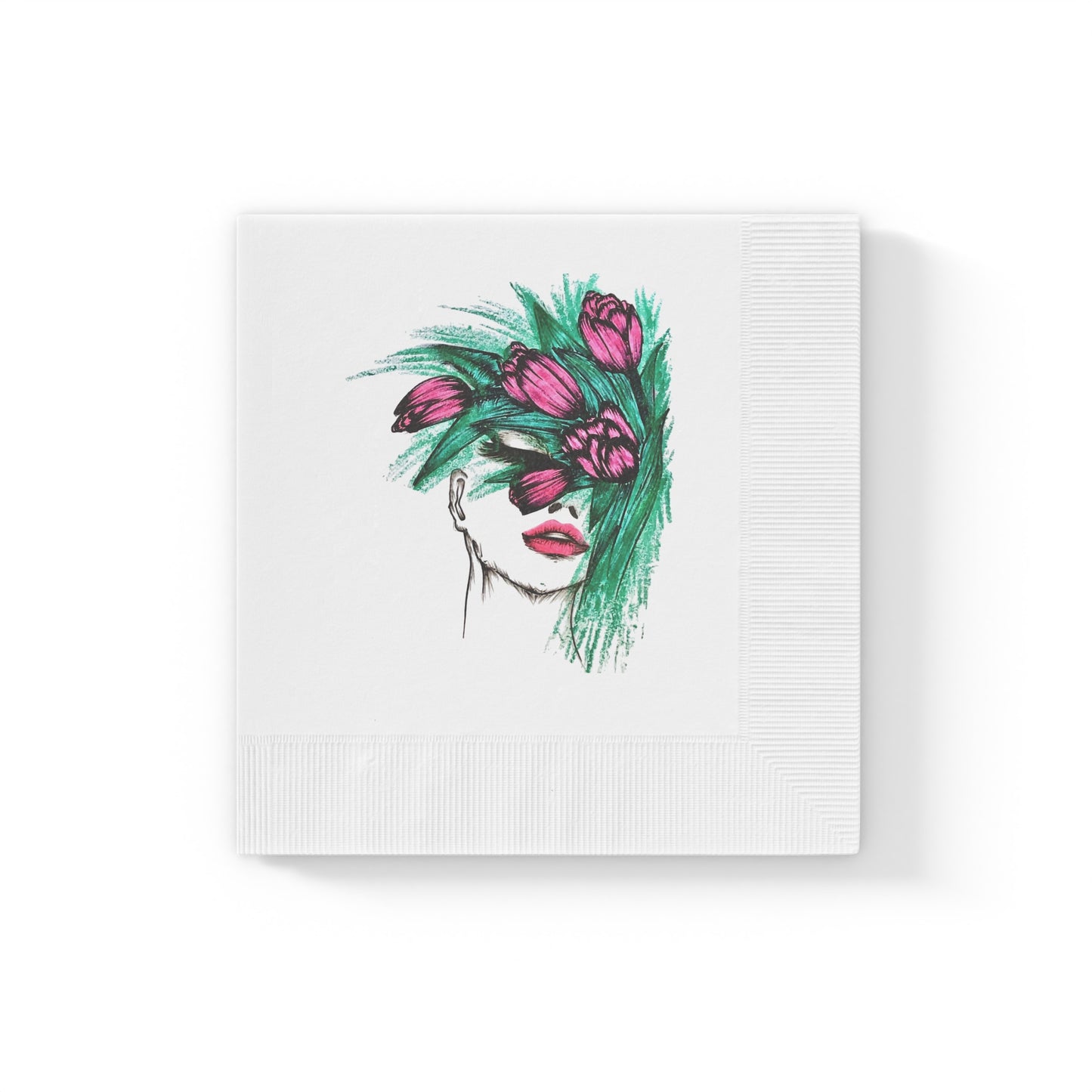 White Coined Napkins