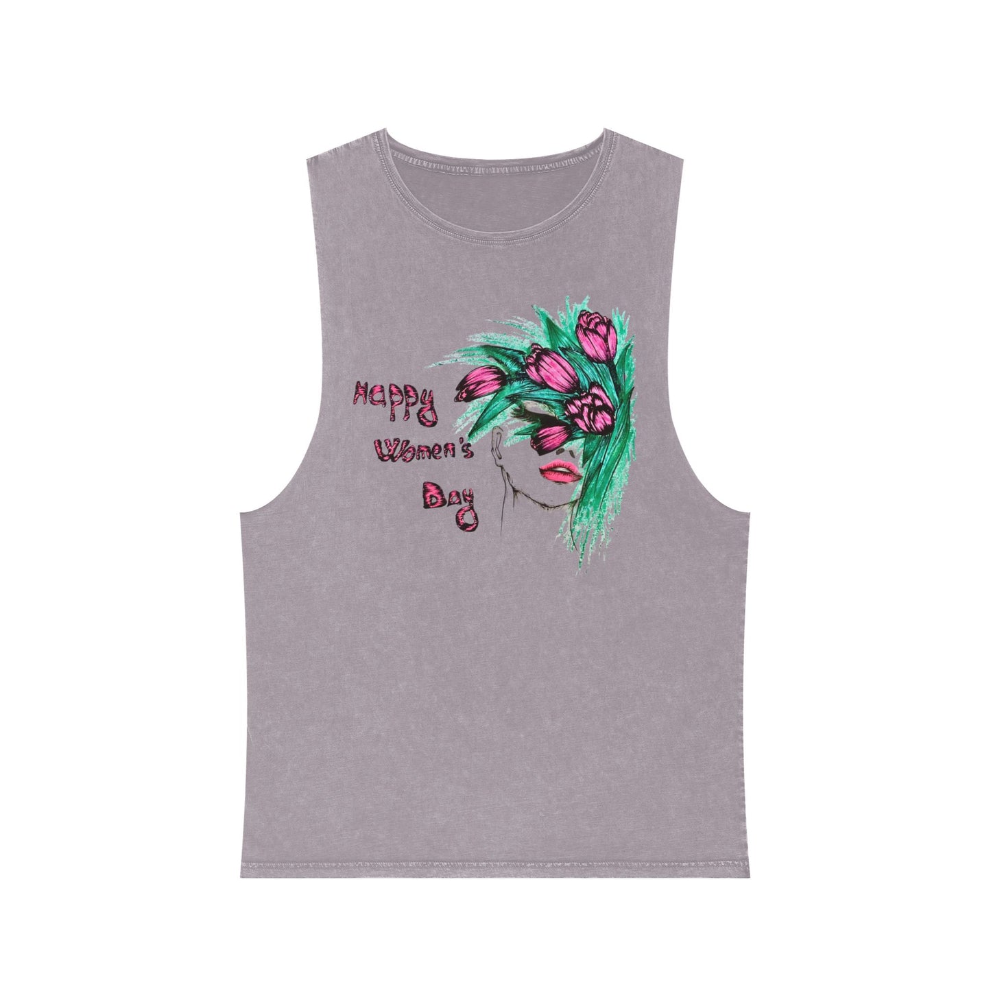 Unisex Stonewash Tank Top