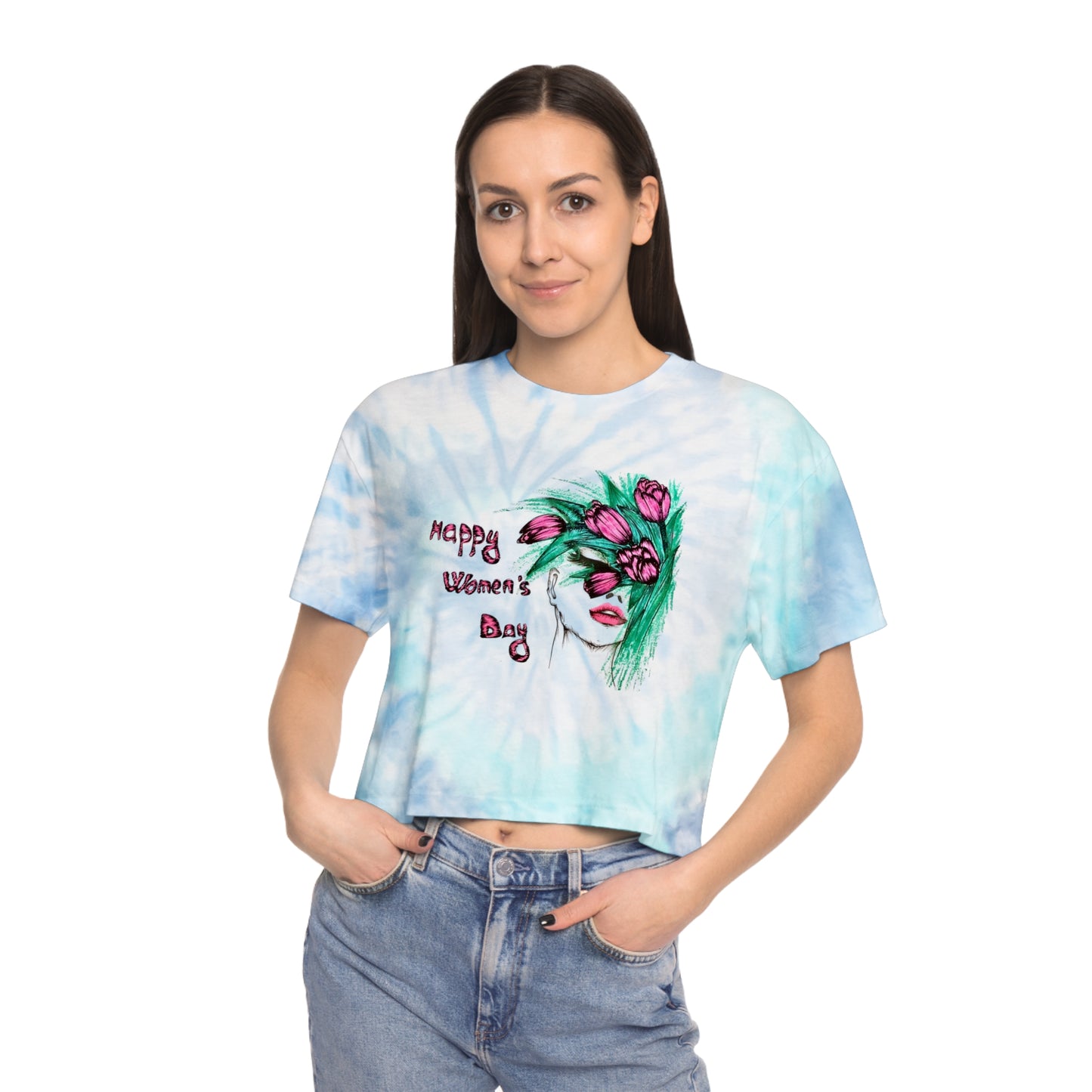 Women's Tie-Dye Crop Tee