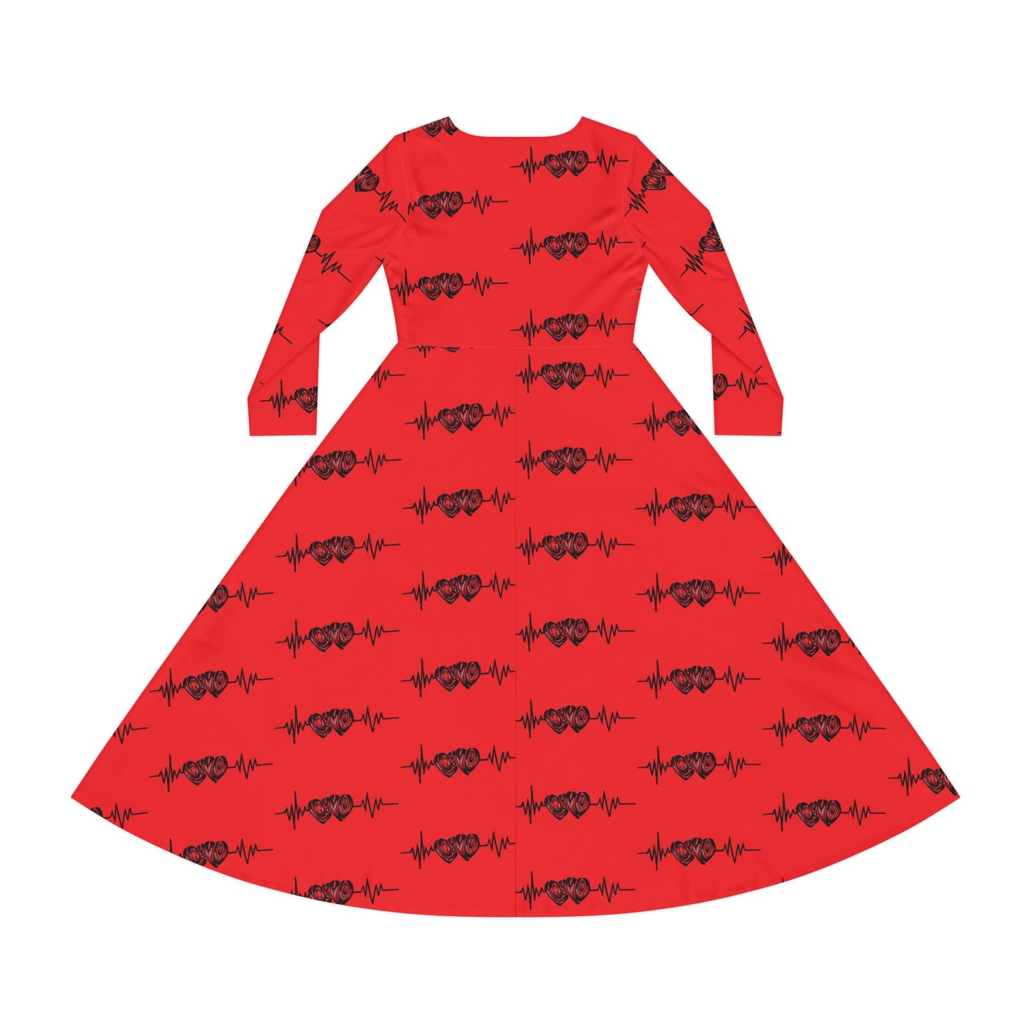 Women's Long Sleeve Dance Dress (AOP)