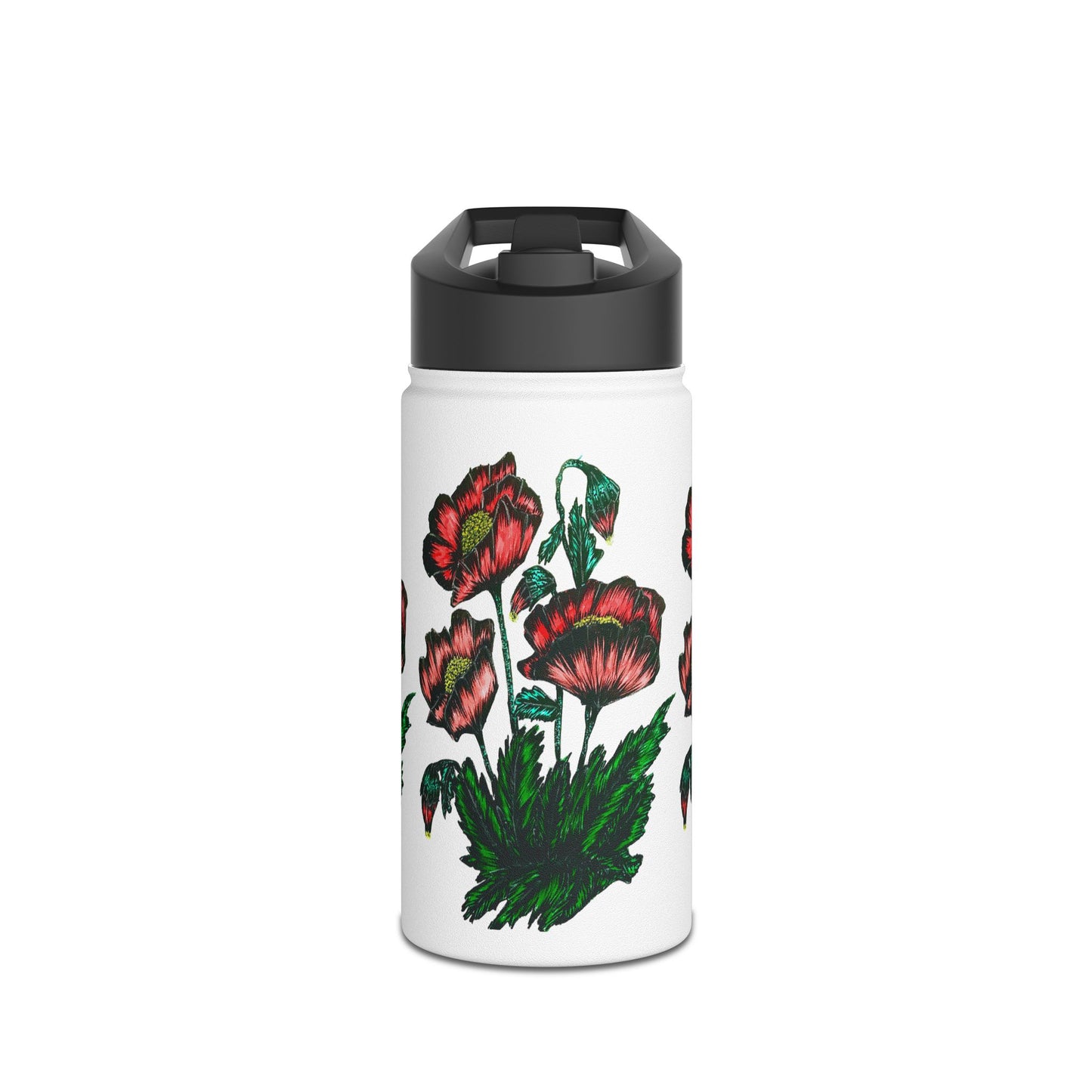 Stainless Steel Water Bottle, Standard Lid