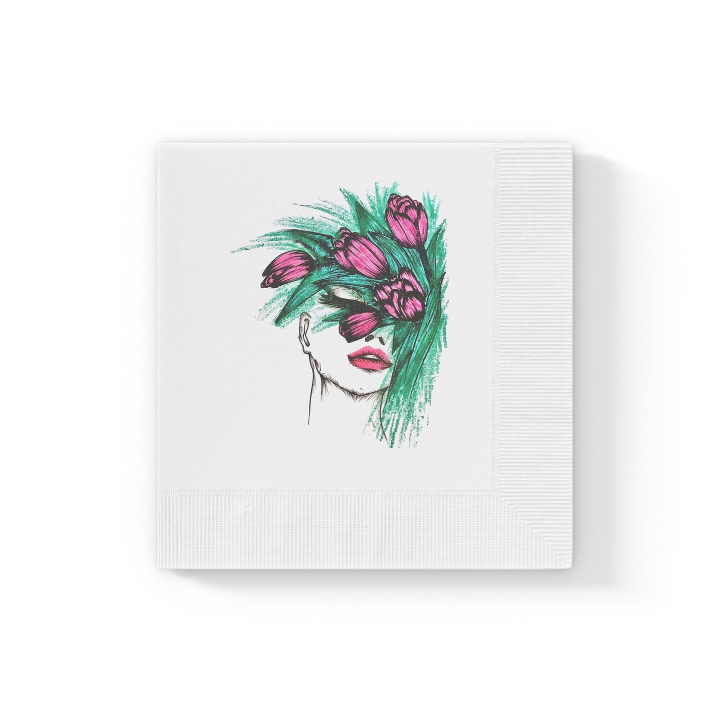 White Coined Napkins