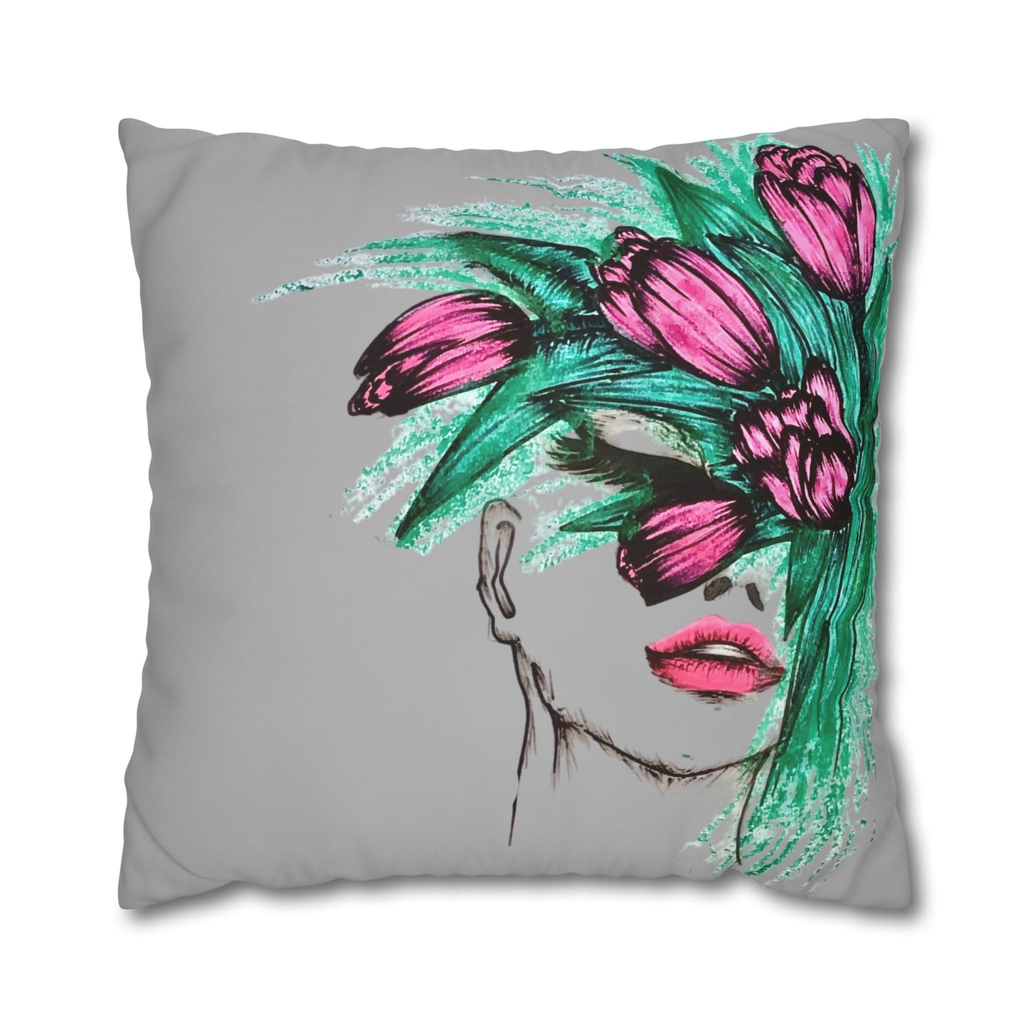 Square Poly Canvas Pillowcase