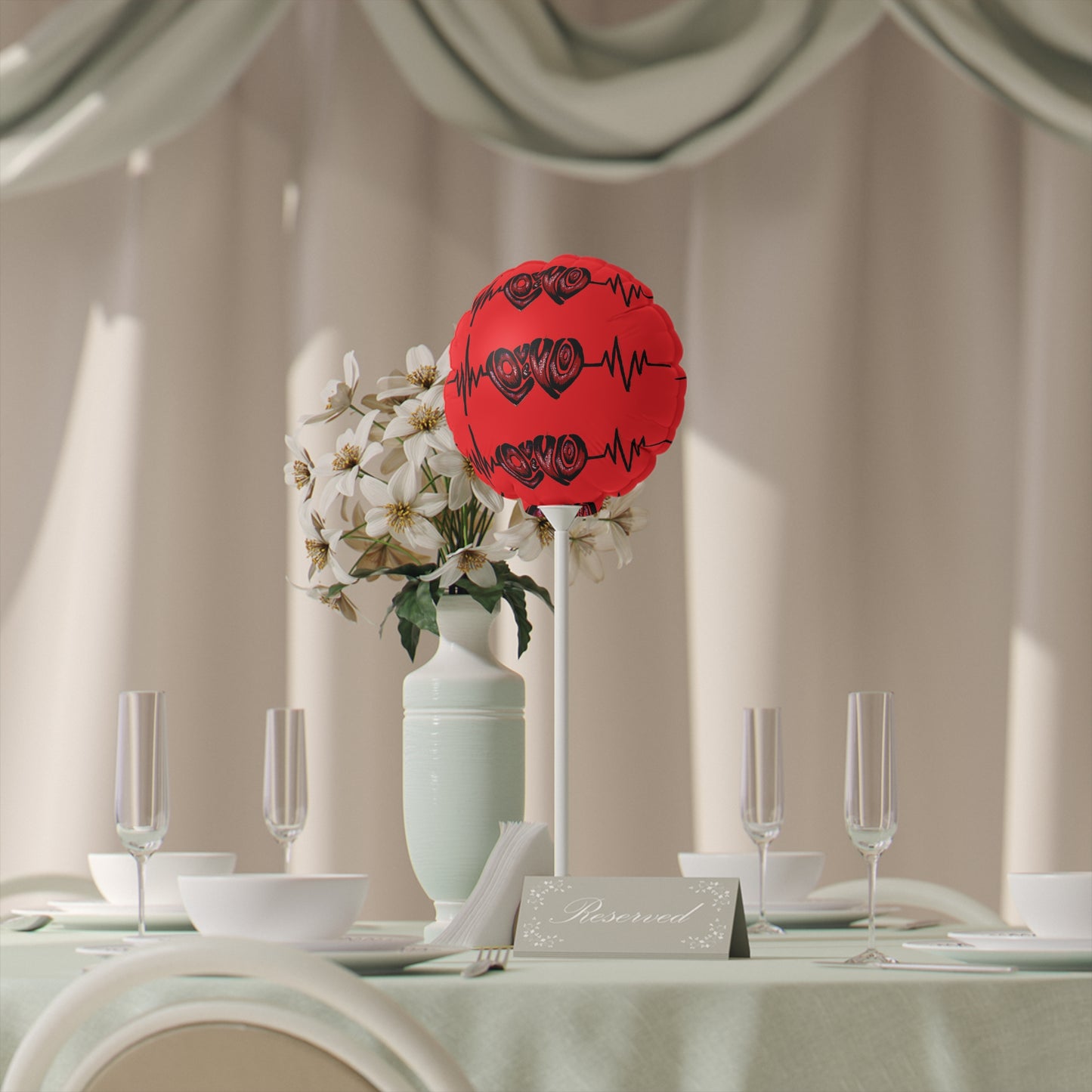 Balloons (Round and Heart-shaped), 6"