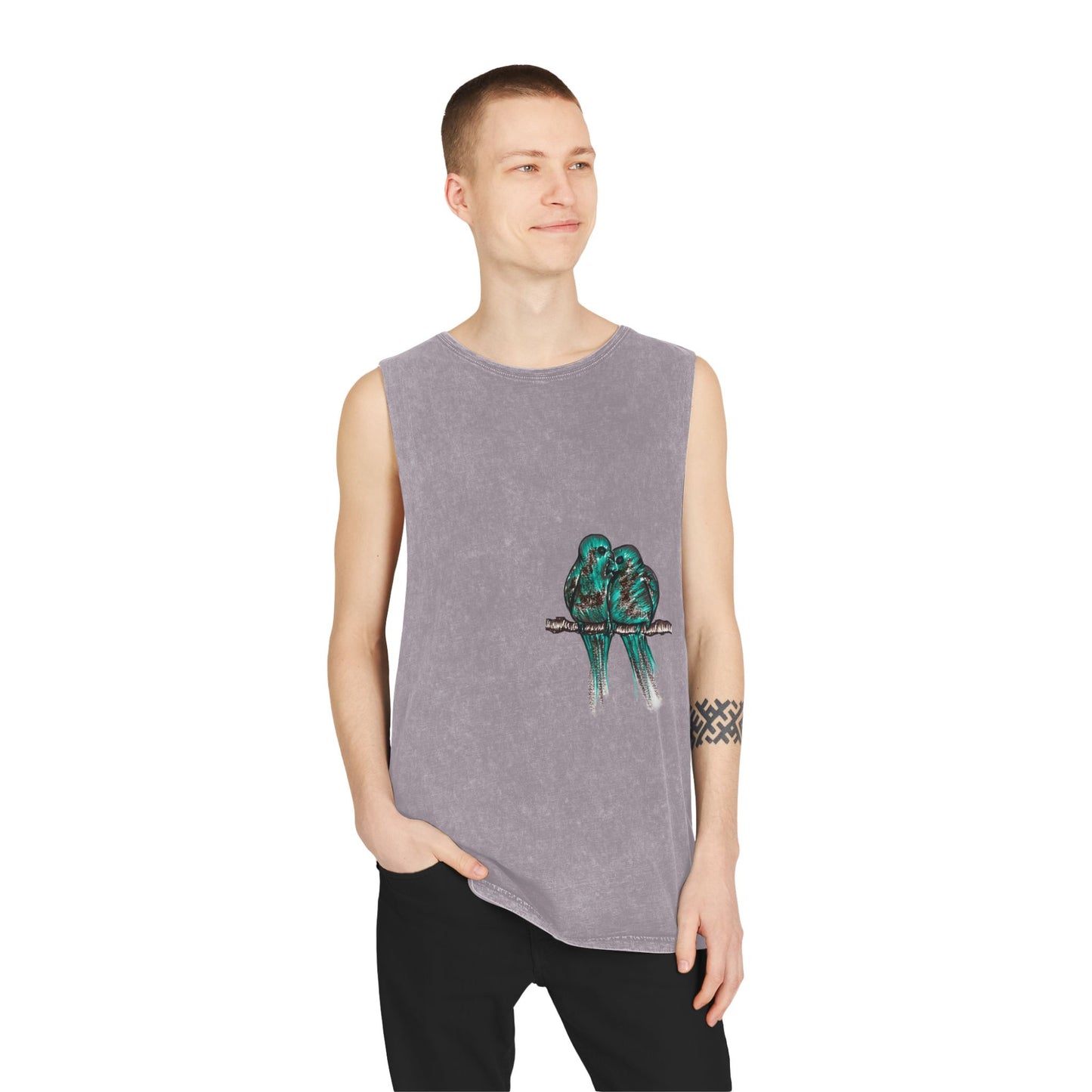 Unisex Stonewash Tank Top