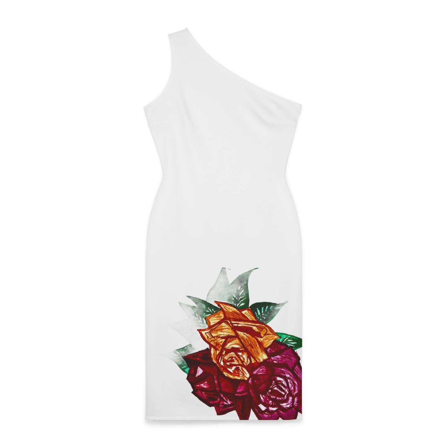 Shoulder Dress (AOP)