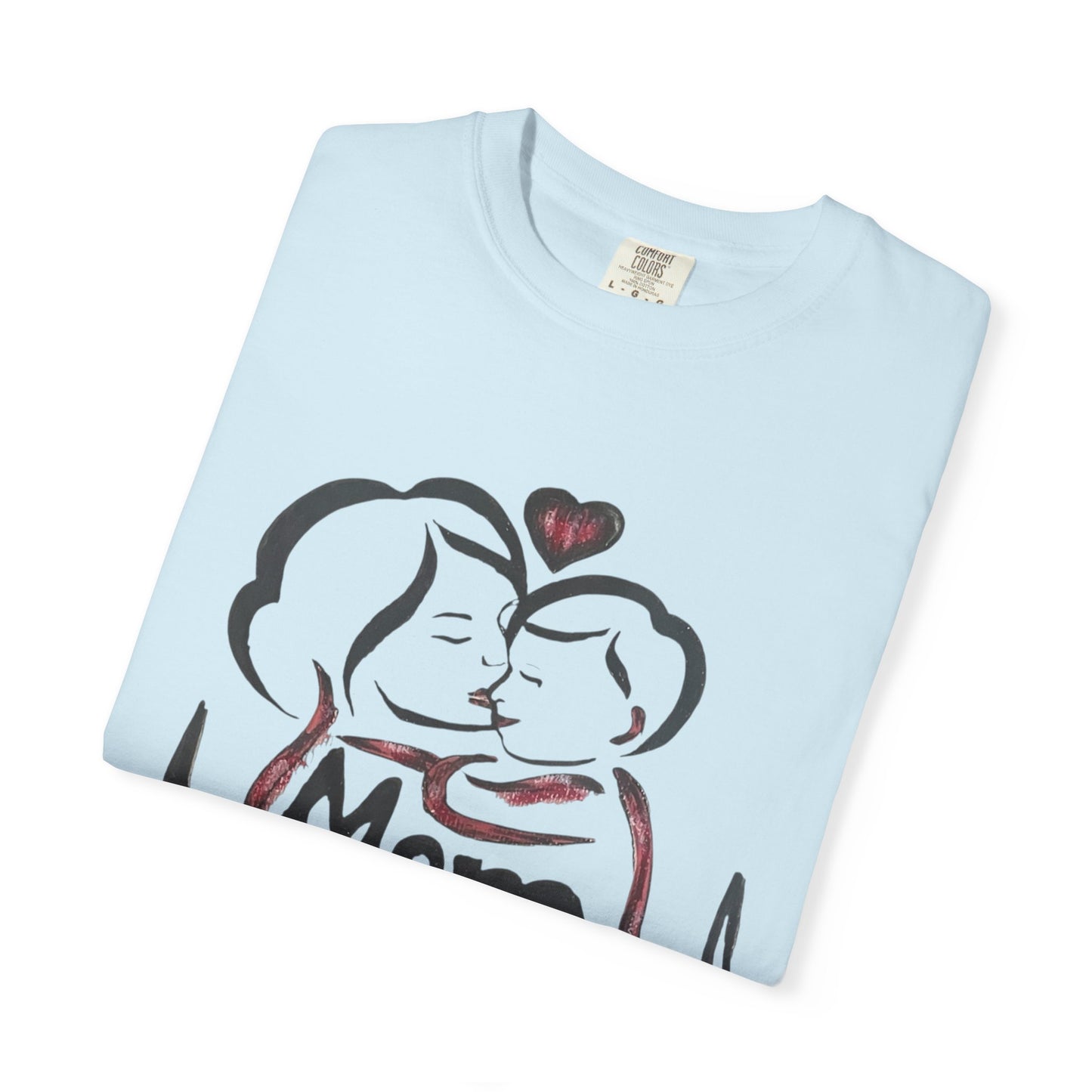 Heartfelt Mom T-Shirt | Cozy Unisex Garment-Dyed Tee, Perfect for Mother's Day, Family Gatherings, Gift for Moms, Love and Connection