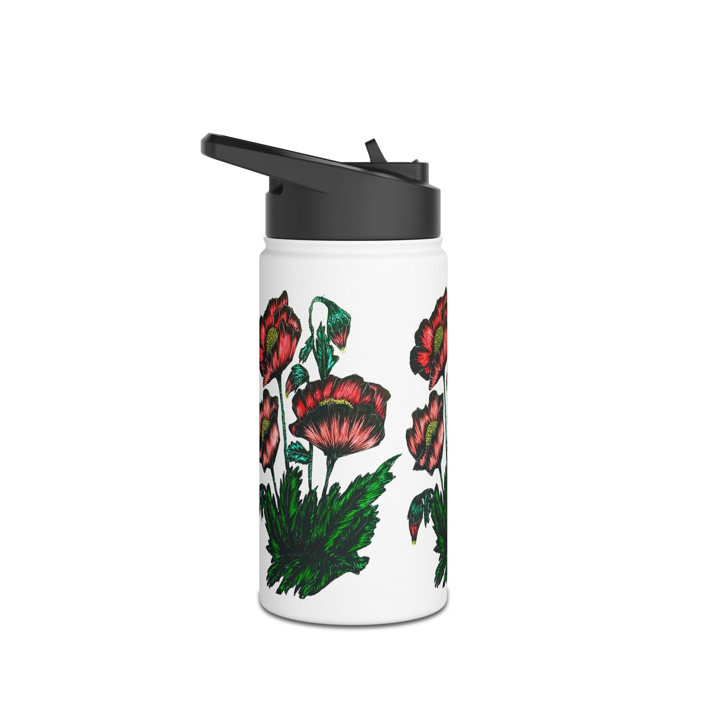 Stainless Steel Water Bottle, Standard Lid