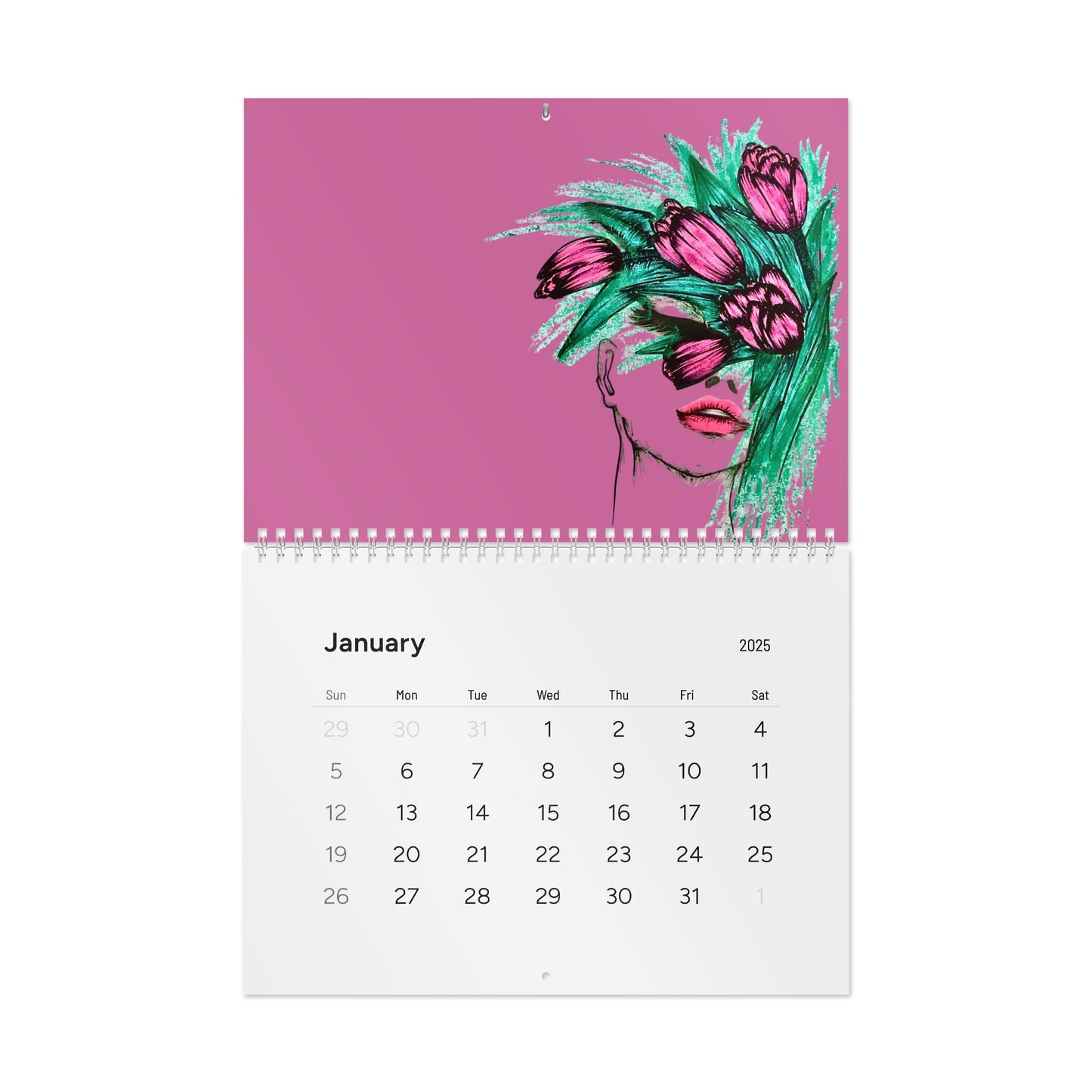 Standard Wall Calendar (2025)
