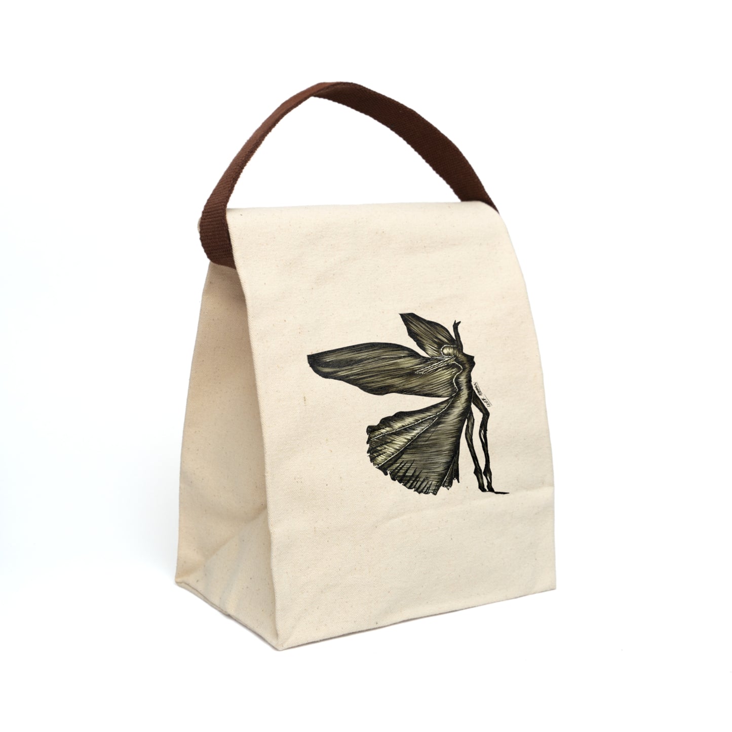 Canvas Lunch Bag With Strap