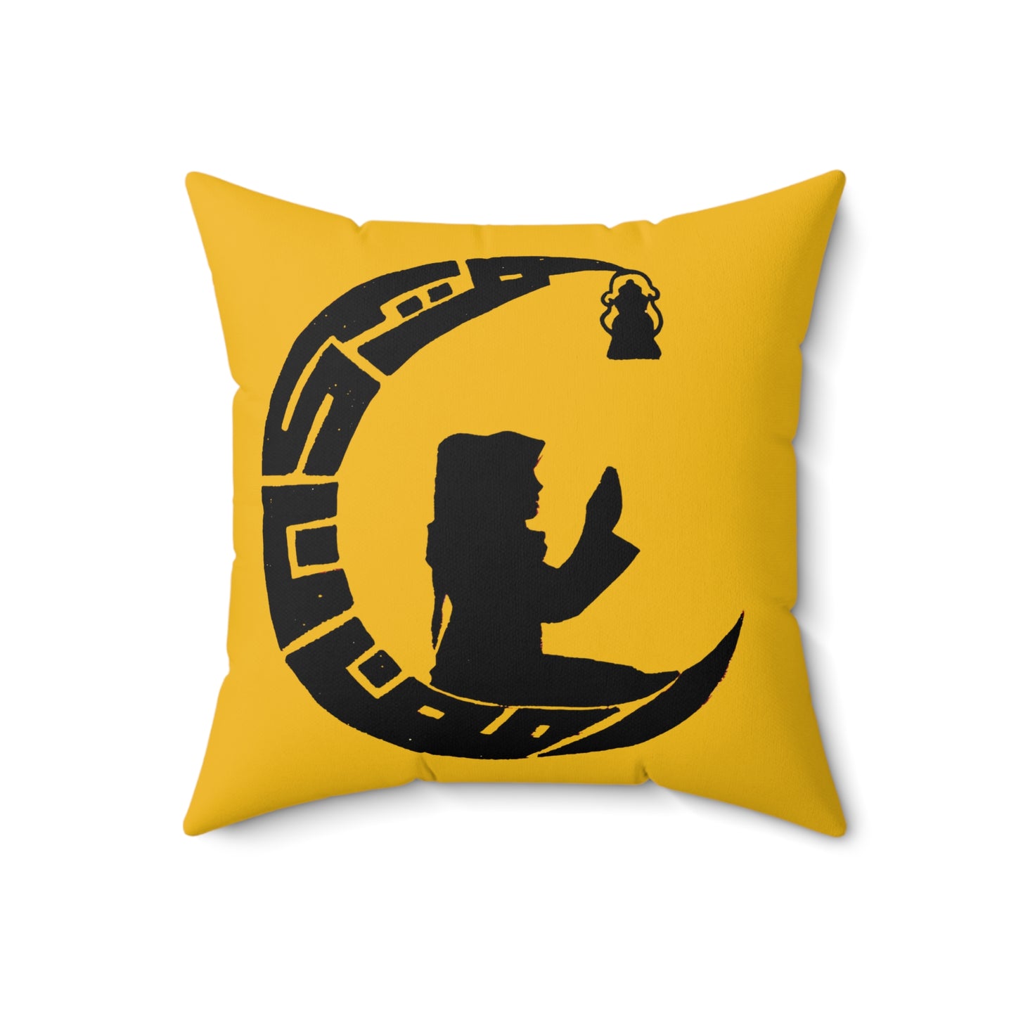 Faux Suede Square Pillow