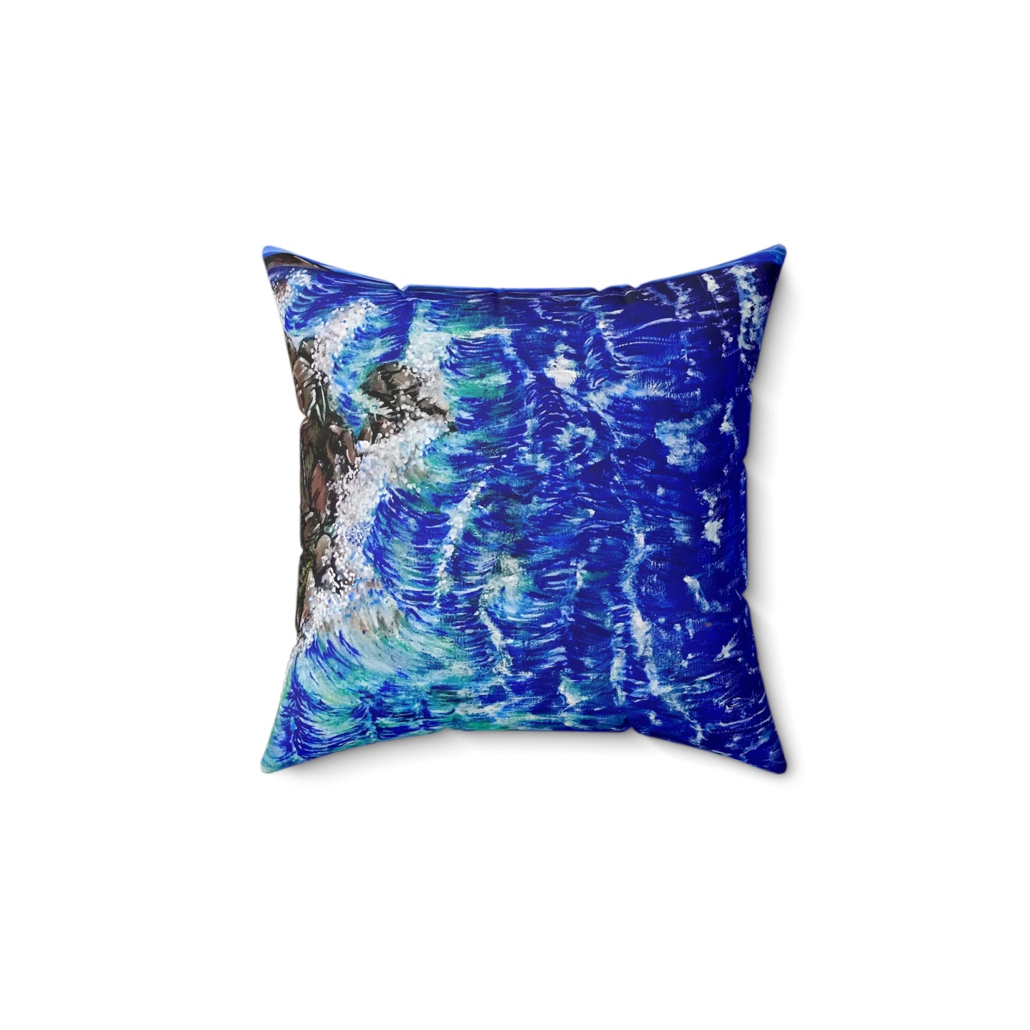 Faux Suede Square Pillow