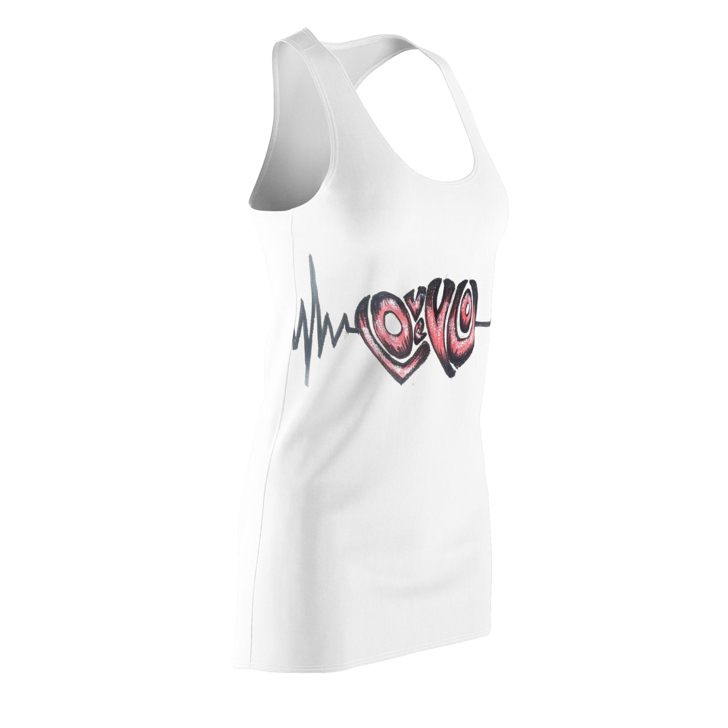 Women's Cut & Sew Racerback Dress (AOP)