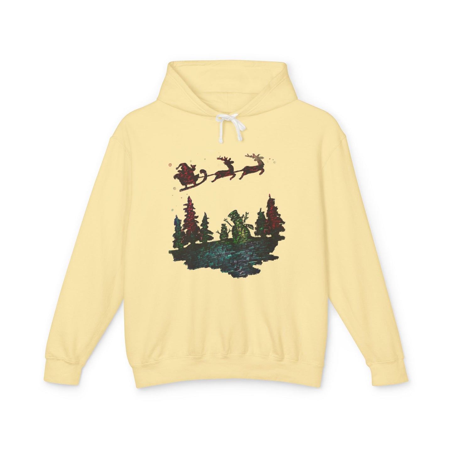 Unisex Lightweight Hooded Sweatshirt