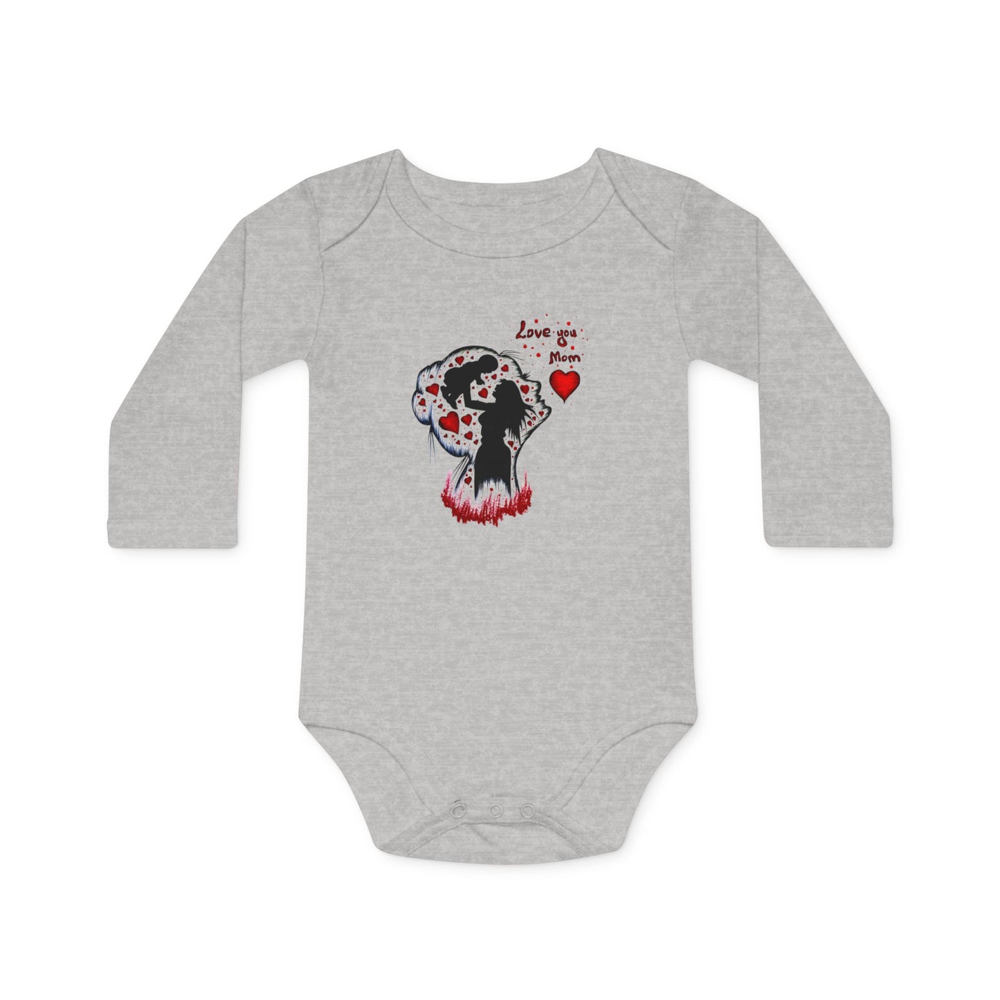 Baby Long-Sleeve Organic Bodysuit